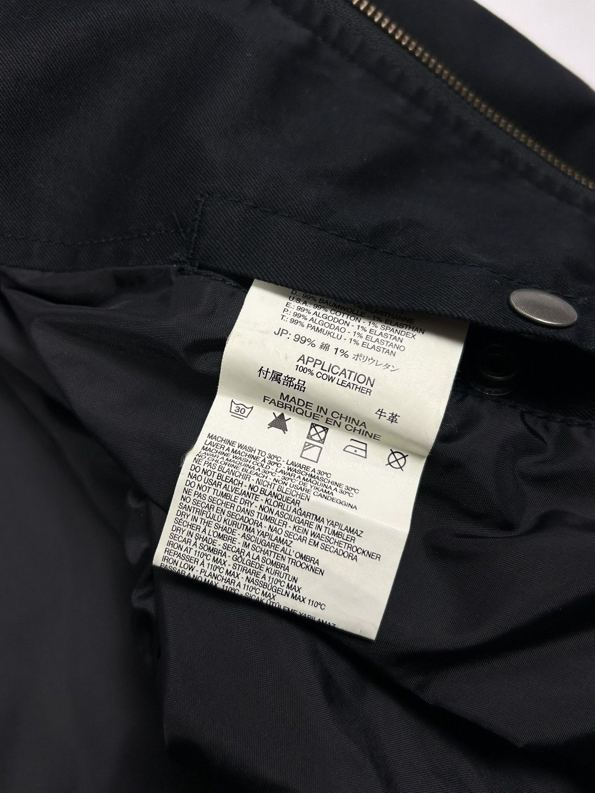 Diesel Rare Diesel Japanese Vintage Moto Jacket Men’s M Black Y2K Size US M / EU 48-50 / 2 - 19 Thumbnail