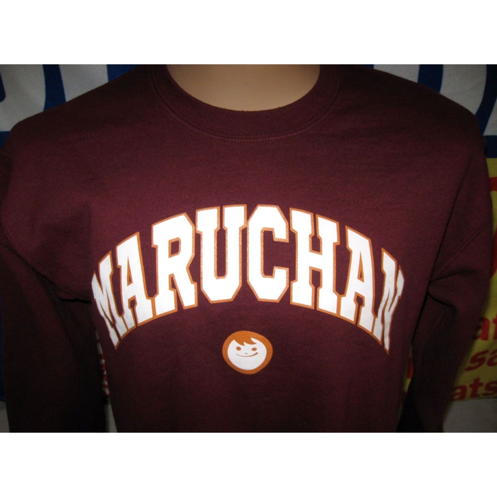 Vintage Maruchan Shirt M Maroon Crewneck Sweatshirt Ramon Noodles Instant Lunch Adult Mens Women Size M / US 6-8 / IT 42-44 - 3 Thumbnail