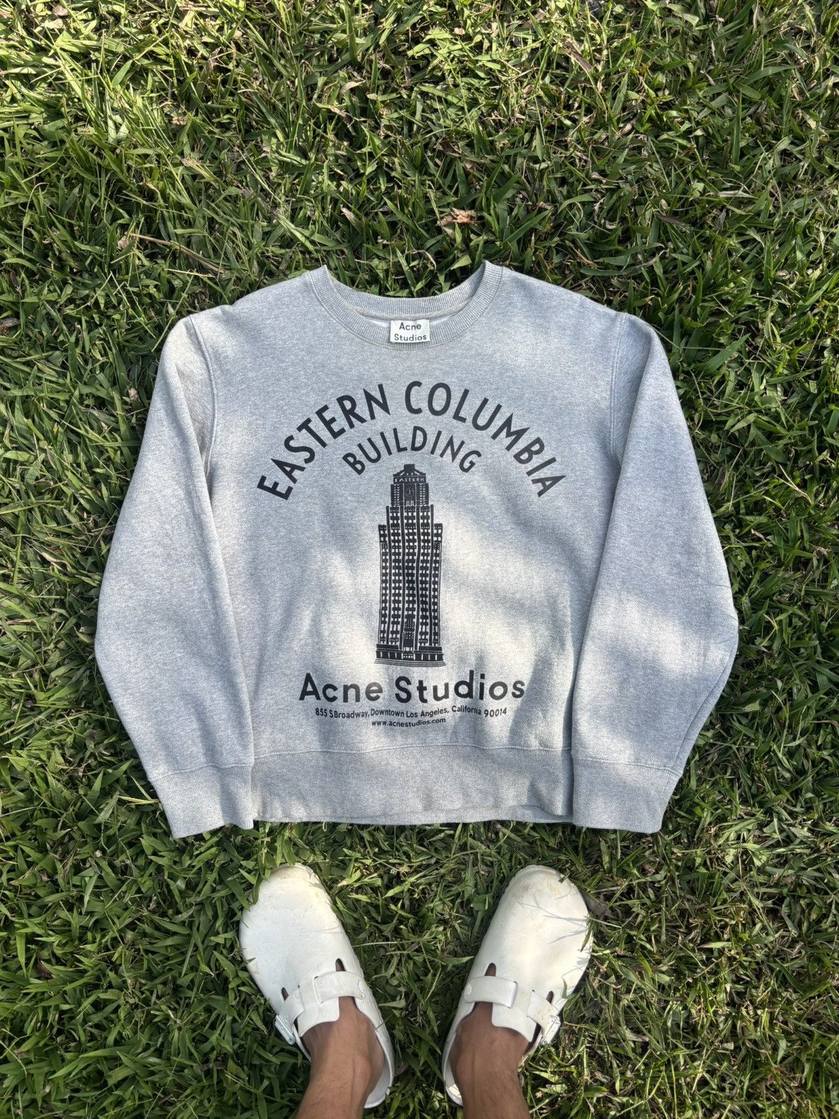 Acne Studios Acne Studios East Columbia Building Sweatshirt Size US S / EU 44-46 / 1 - 1 Thumbnail