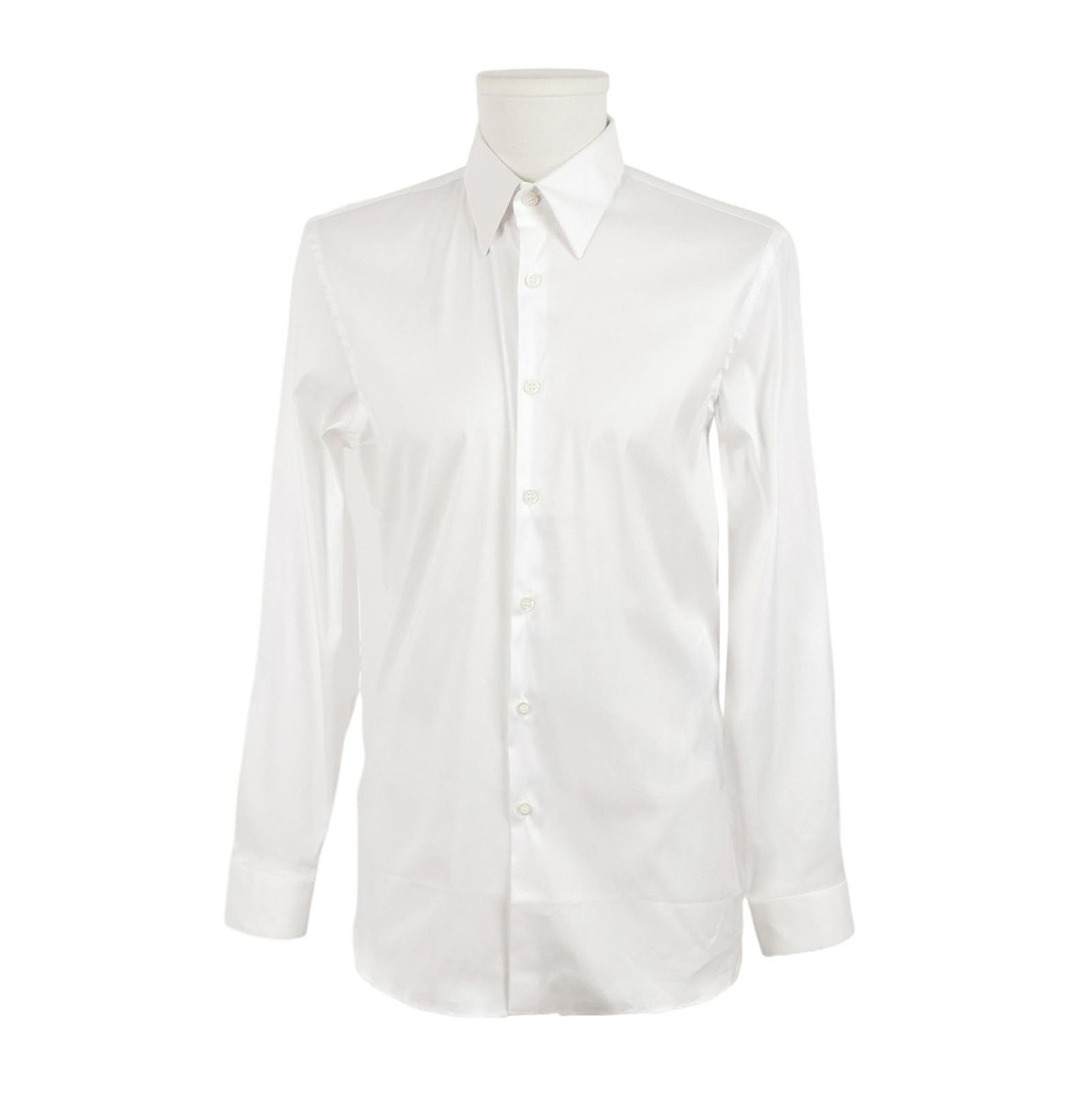 Prada Prada Cotton Single-Breasted Collar Shirt - dmc Size S / US 4 / IT 40 - 1 Thumbnail