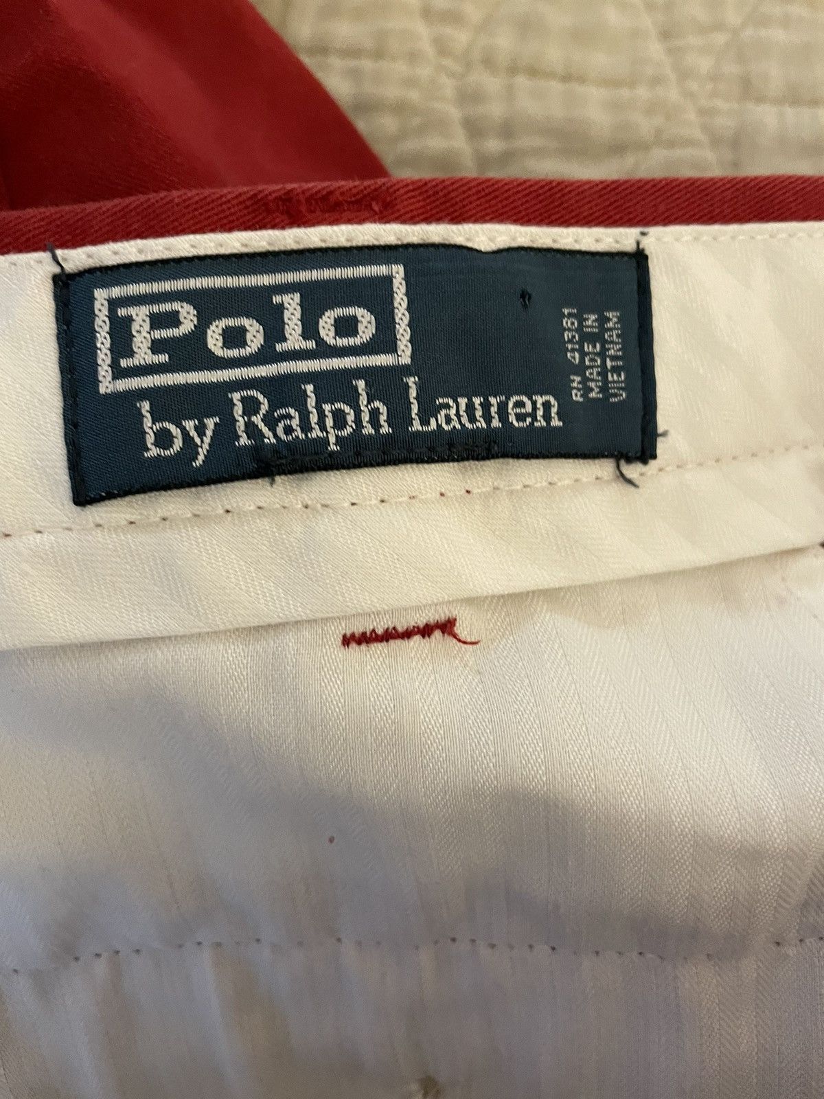 Polo Ralph Lauren The Iconic Flat Front Chino Pant Size US 38 / EU 54 - 6 Thumbnail