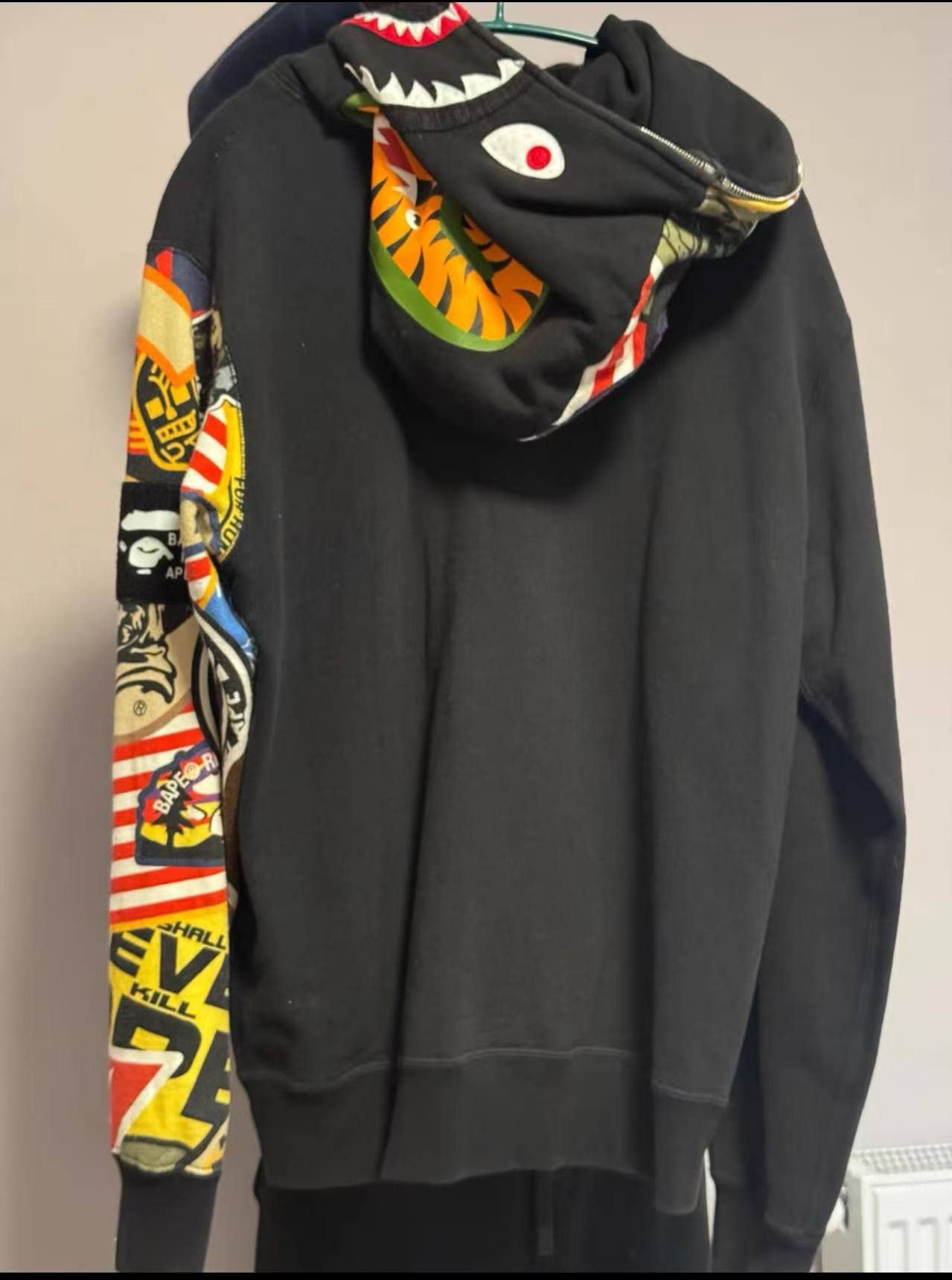 Bape Bape X Multi Shark Sweatshirt Pullover Size US XL / EU 56 / 4 - 2 Thumbnail