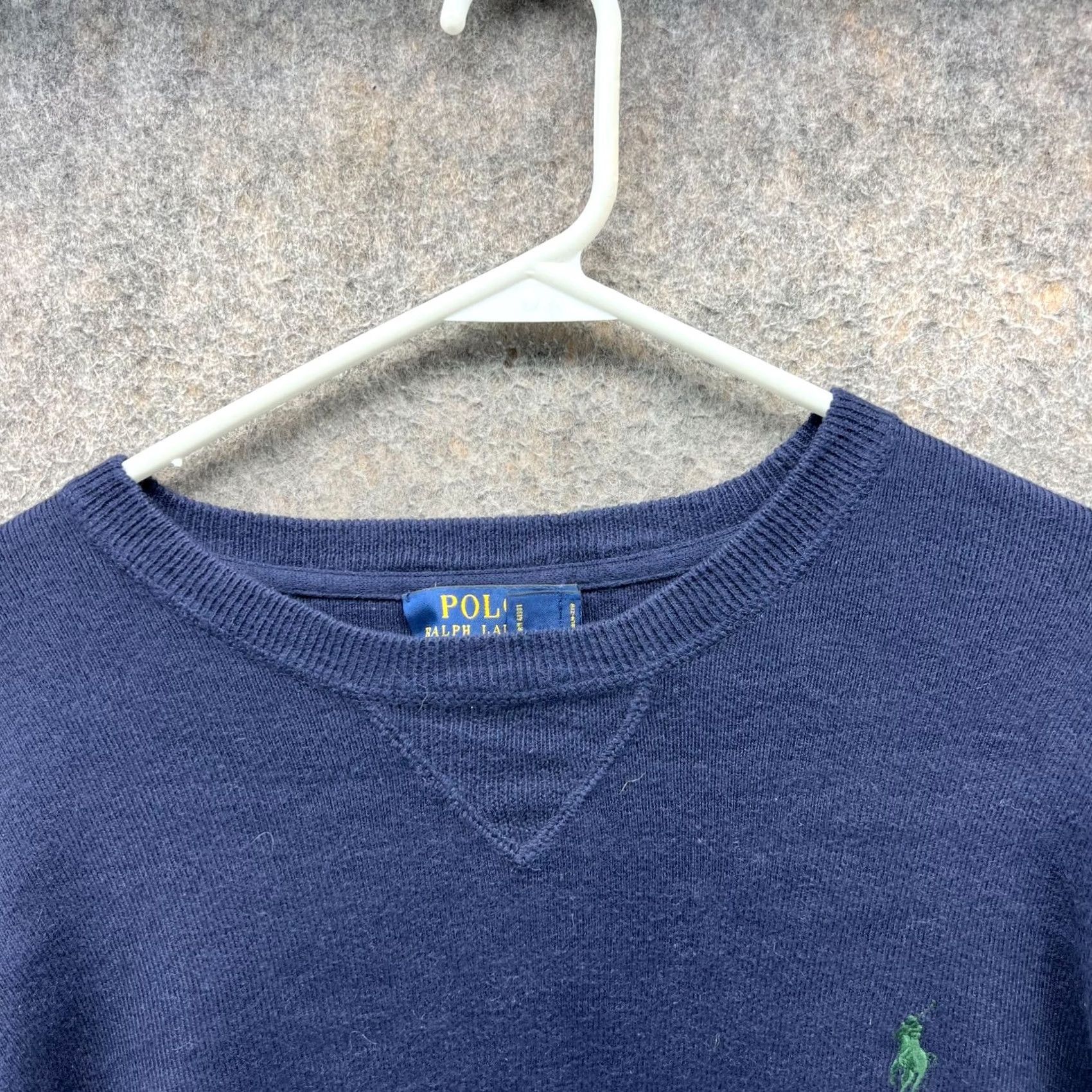 Polo Ralph Lauren Vtg Polo Ralph Lauren Sweater Mens Medium Blue Fleece Crewneck Pony Pullover Size US M / EU 48-50 / 2 - 5 Thumbnail