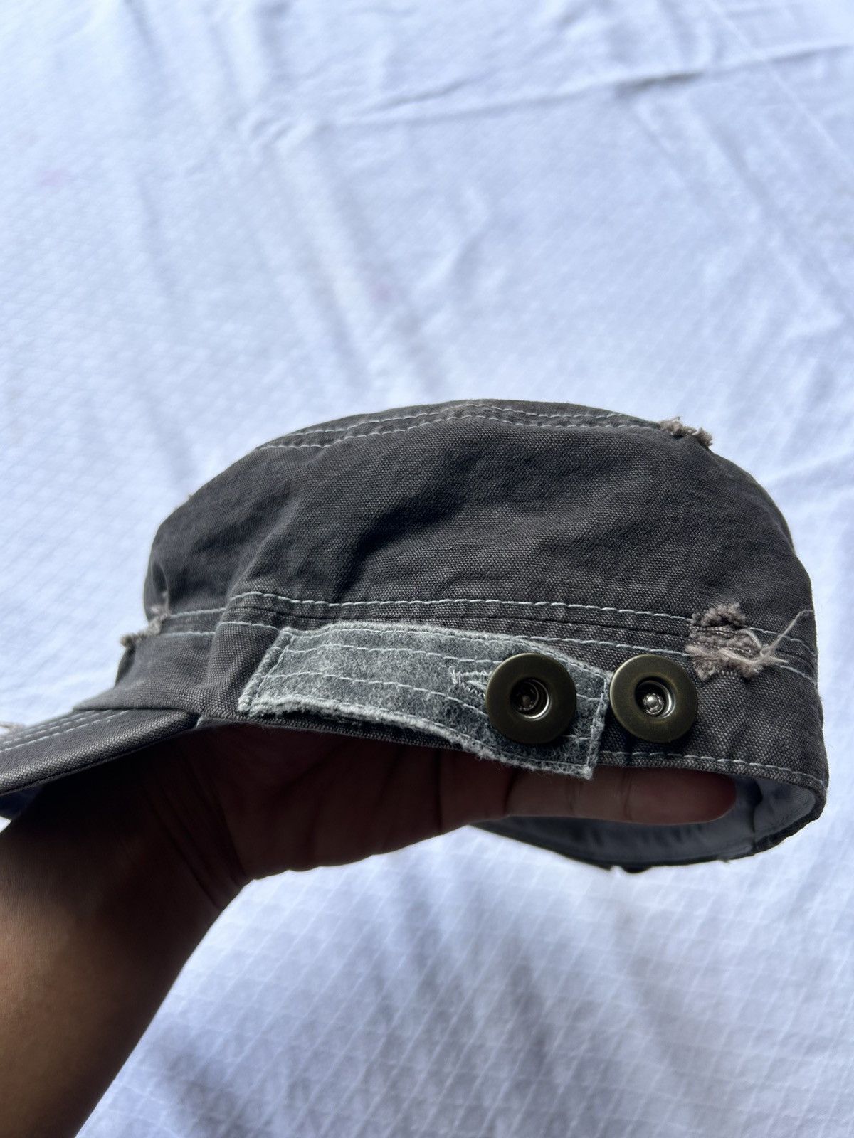 Japanese Brand Distressed hats skull gothic styled Size ONE SIZE - 9 Thumbnail