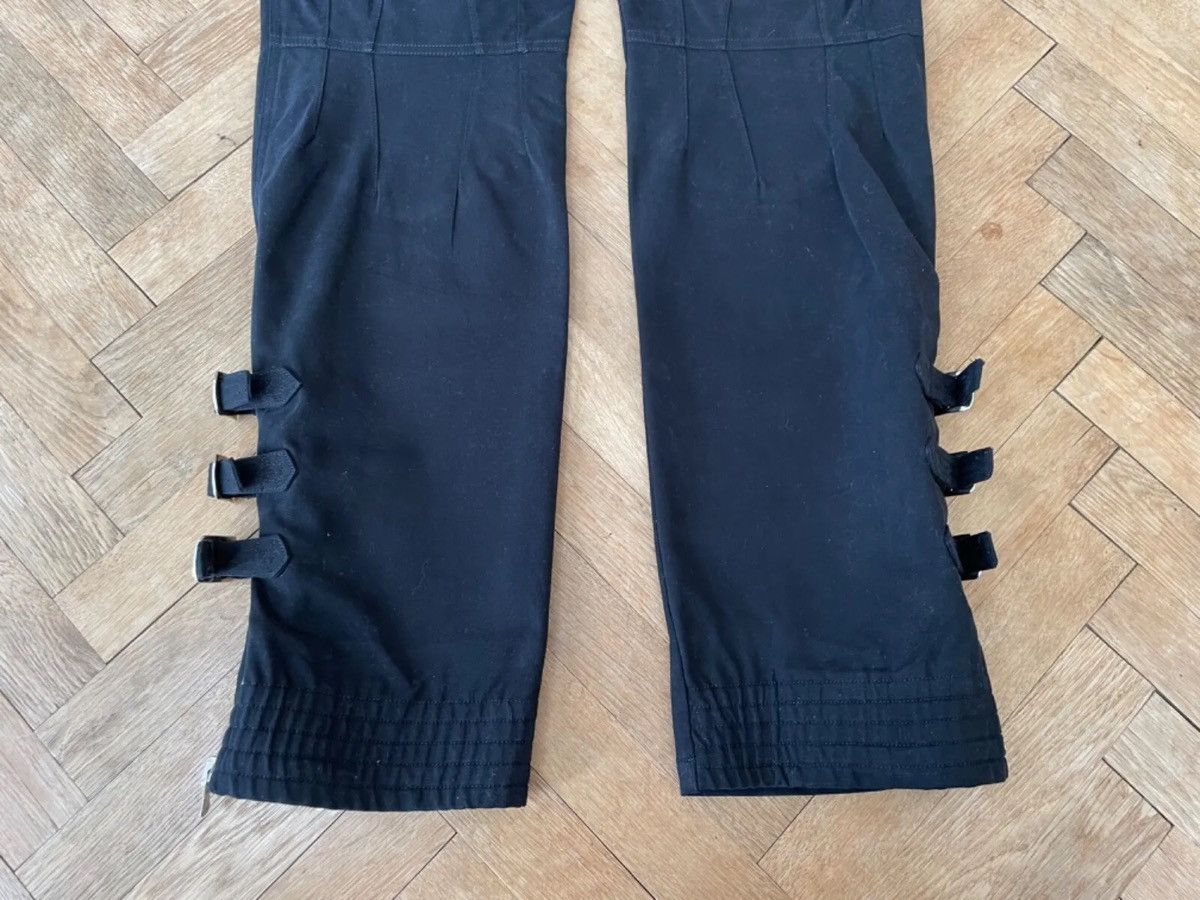 Dolce & Gabbana Dolce & Gabbana AW2006 Bondage Buckle Zipper Black Pants Size US 34 / EU 50 - 14 Thumbnail