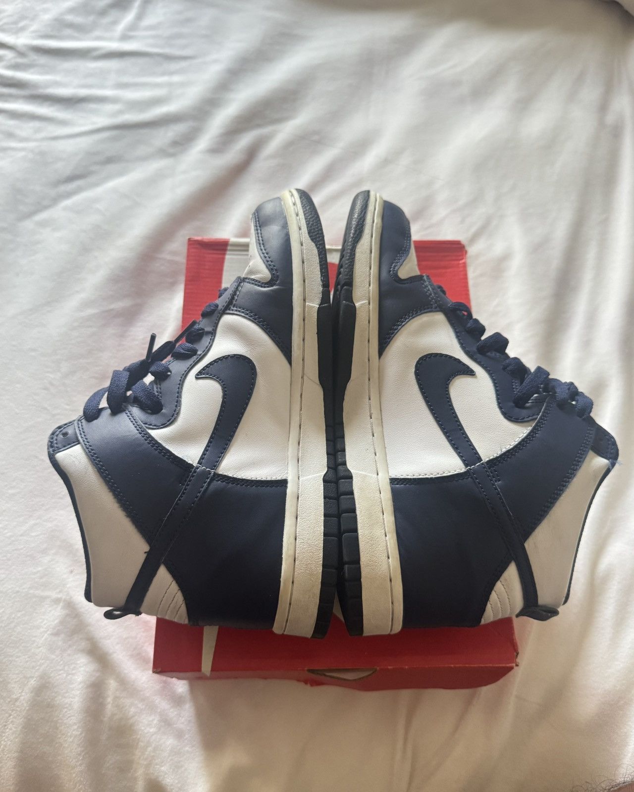 Nike Nike Dunk High Midnight Navy Size US 7 / EU 40 - 2 Thumbnail