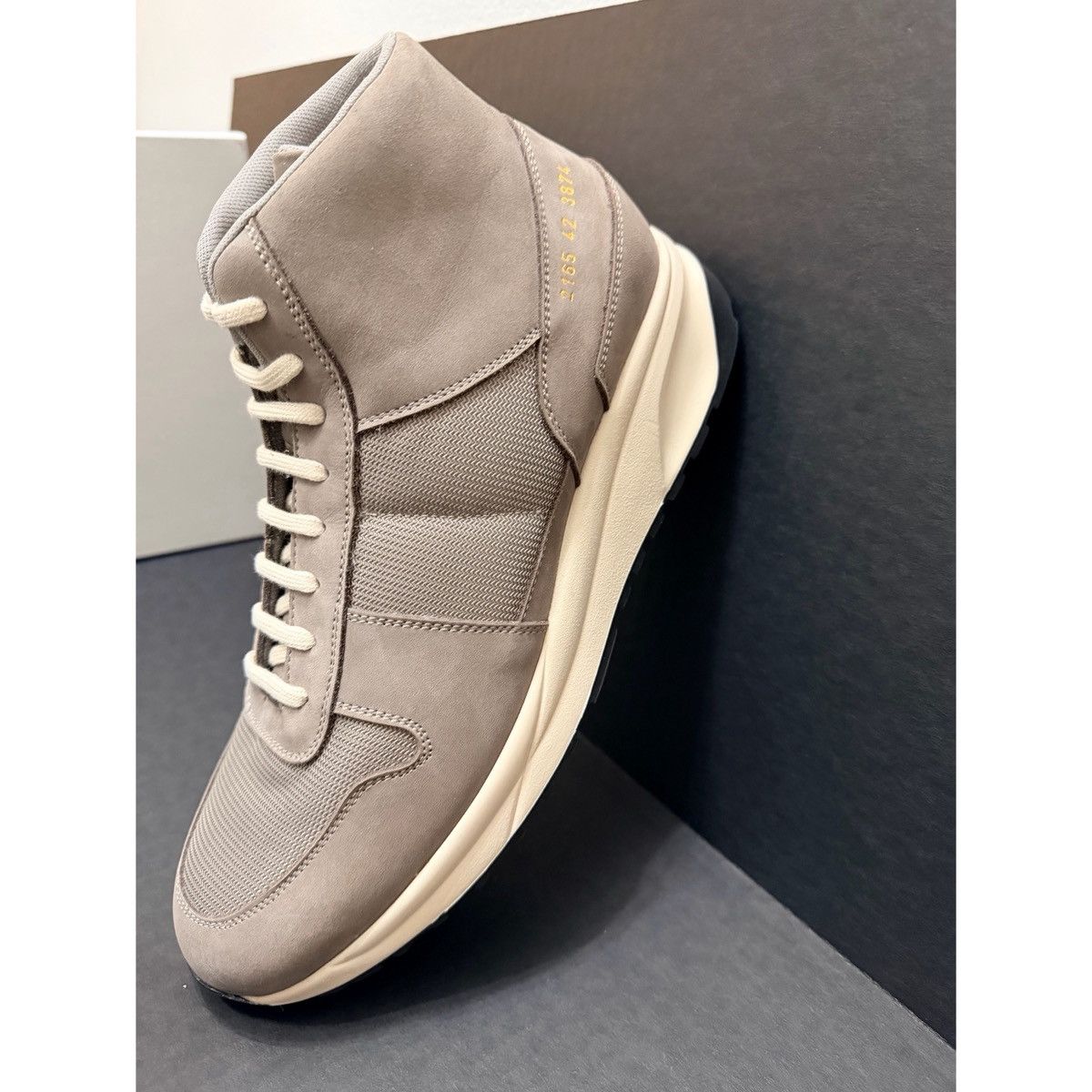 Common Projects COMMON PROJECTS TRACK VINTAGE MID WARM GREY Size US 9 / EU 42 - 7 Thumbnail
