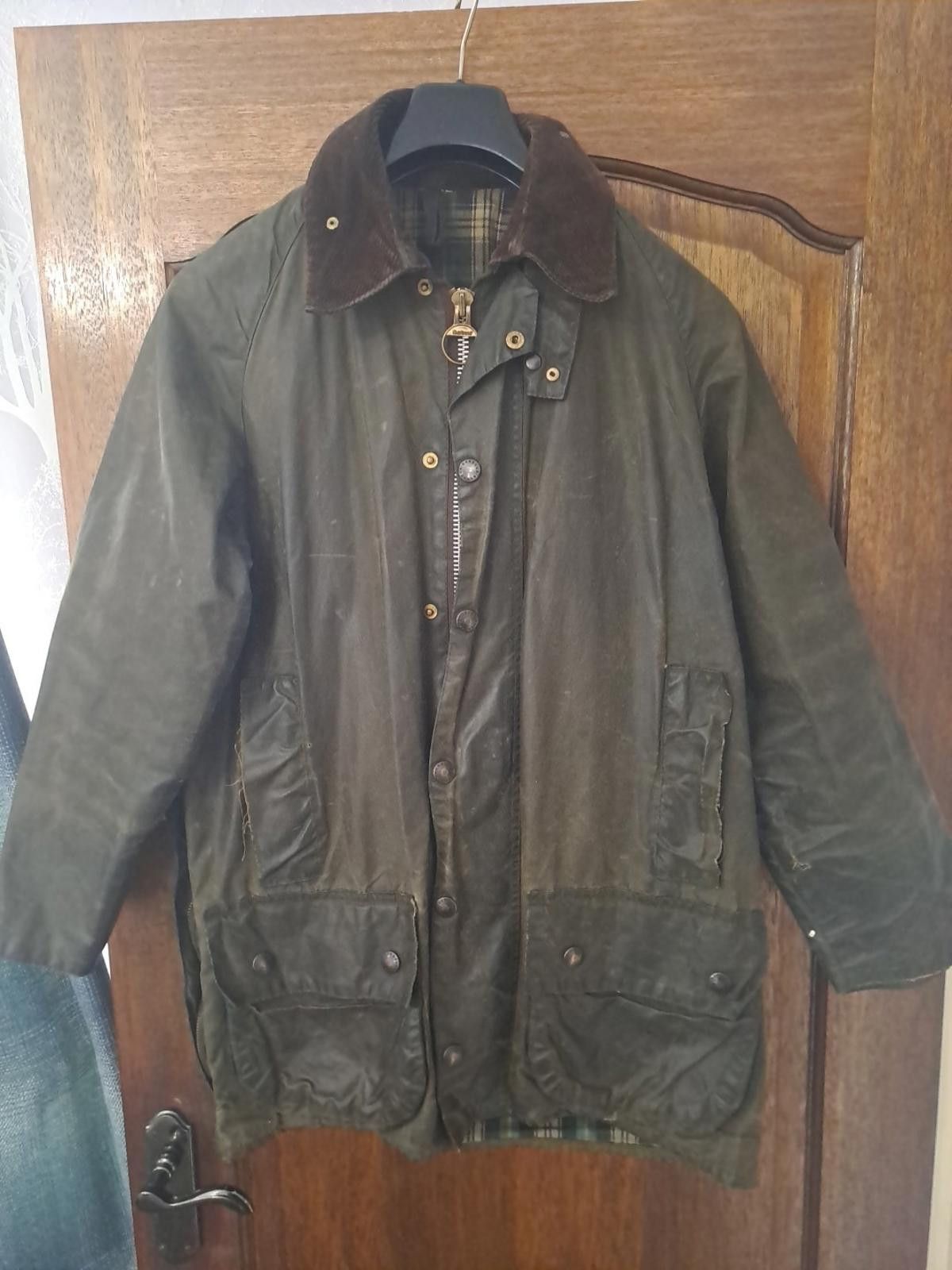 Barbour Barbour Beaufort Wax Jacket Green C38/97cm Olive Full Zip Size US M / EU 48-50 / 2 - 2 Thumbnail