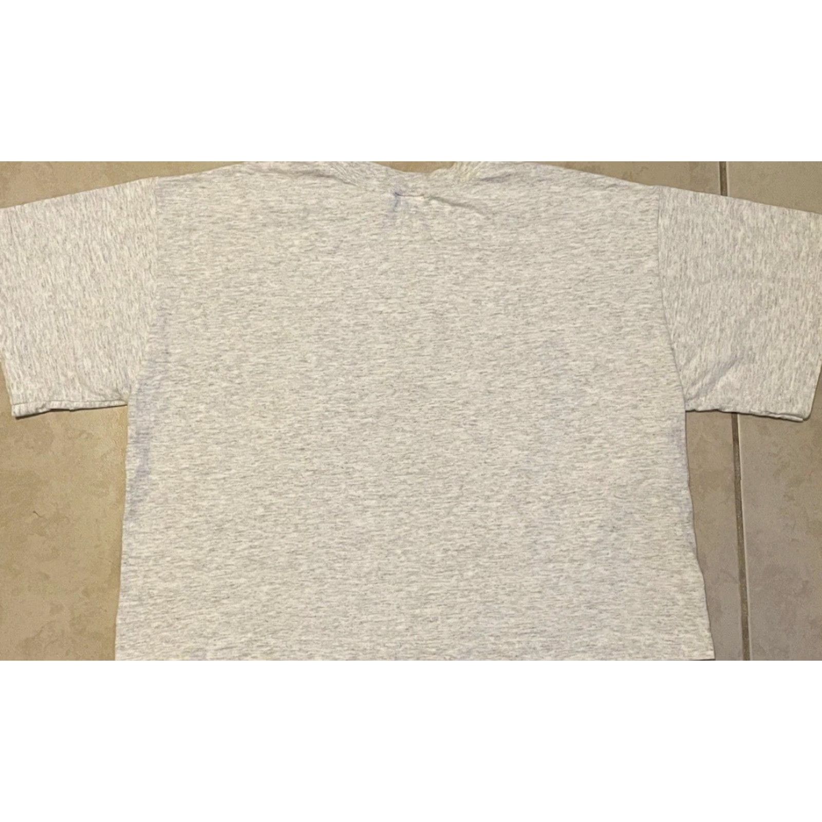 Vintage VINTAGE 90s University Buffalo Cropped Shirt Boxy College Crop T-Shirt Gray Womens/Females Size ONE SIZE - 5 Thumbnail