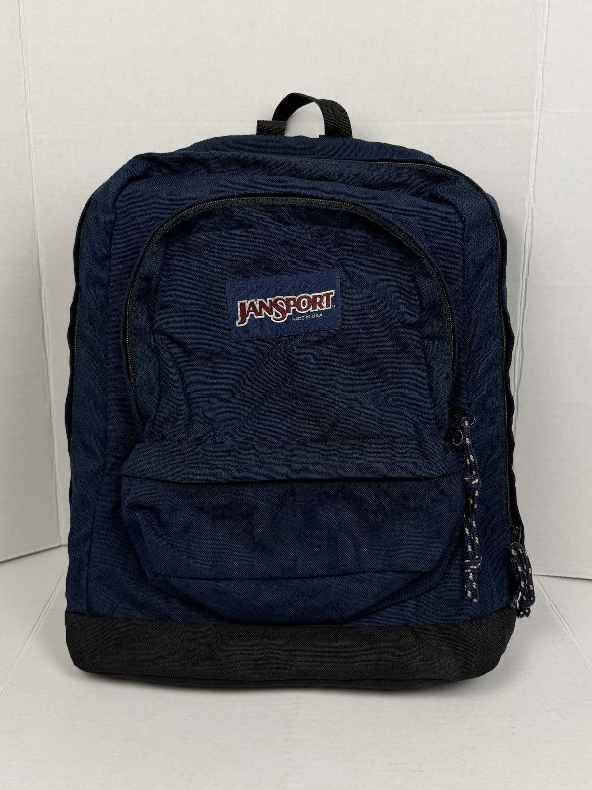 Jansport  Vintage vintage jansport bagpack partially leather made in usa |  Grailed