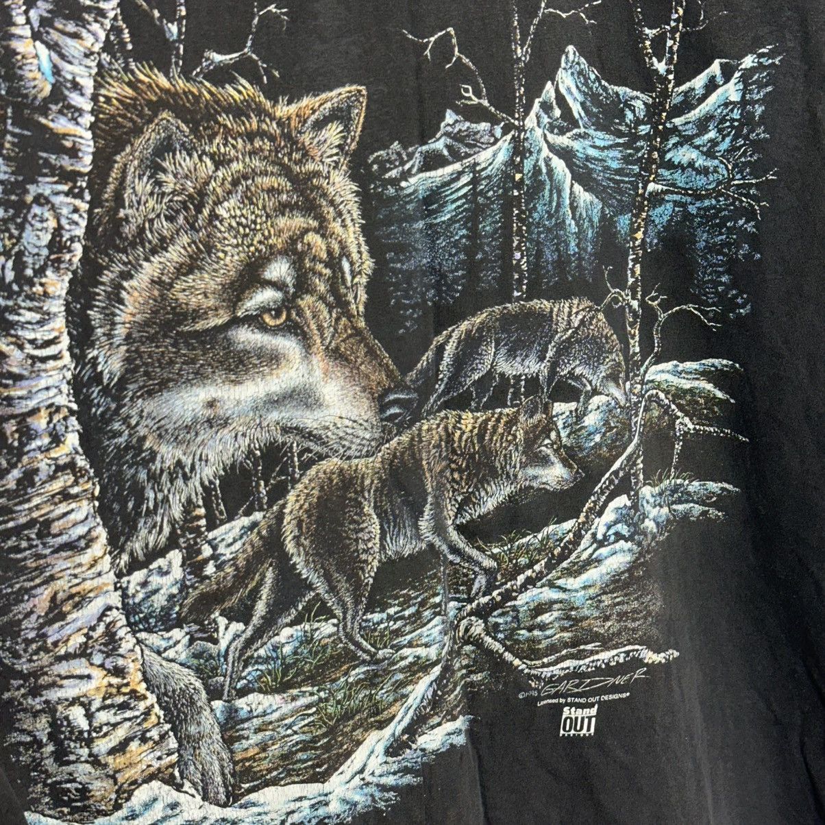 Band Tees Vintage Stand Out "Winter Wolves" Graphic Tee Size US XL / EU 56 / 4 - 2 Thumbnail