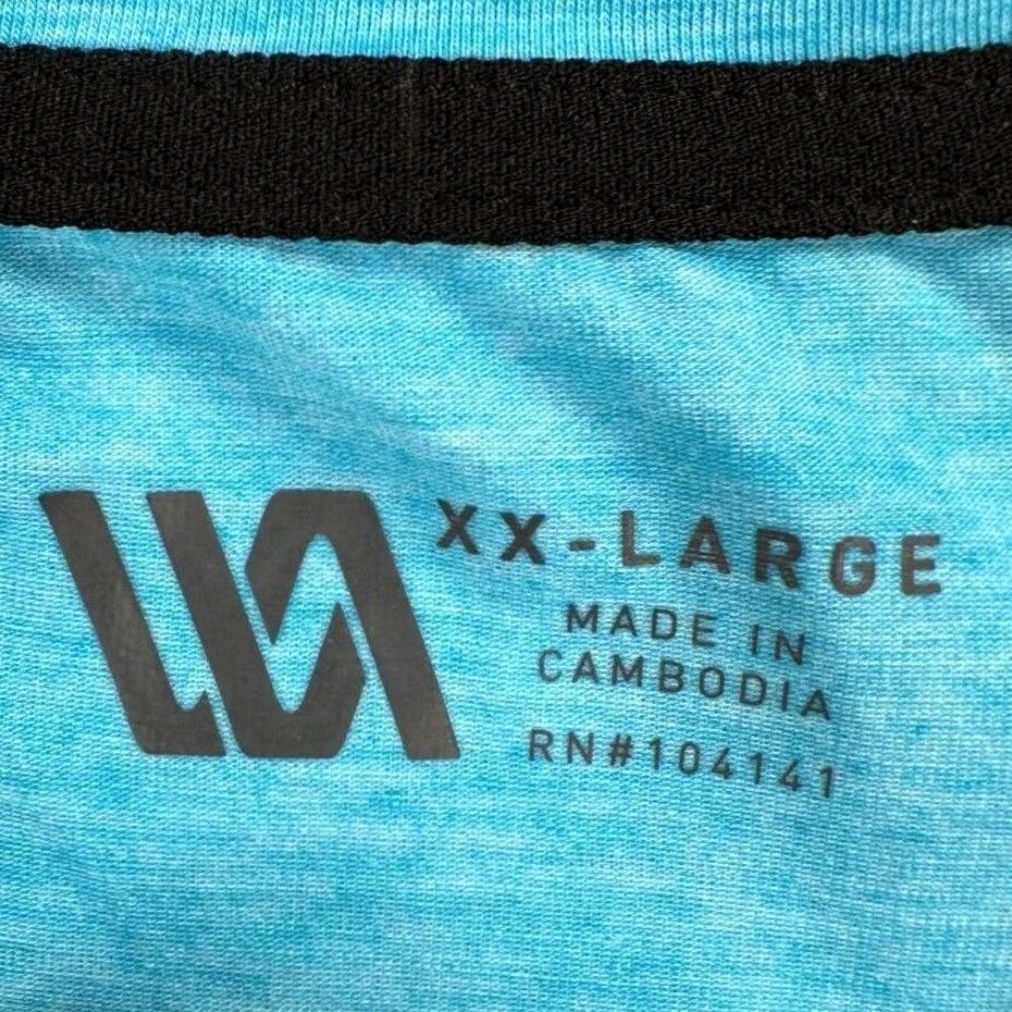 Vintage VRST Shirt Adult 2XL Blue Core Tee Heather Anti-Odor Running Activewear Mens Size US XXL / EU 58 / 5 - 3 Thumbnail