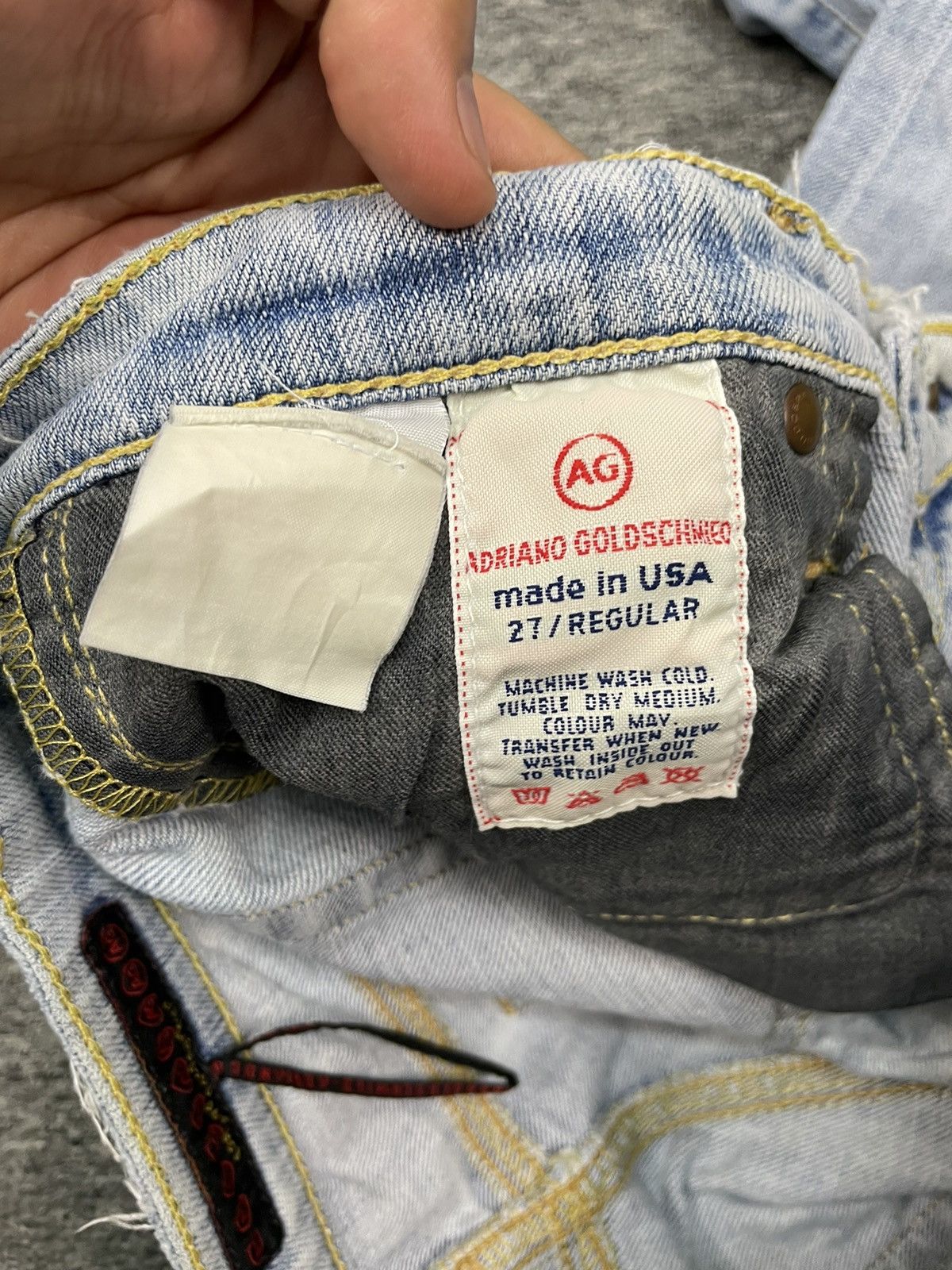 AG Adriano Goldschmied Vintage Adriano Goldschmieo Flare Jeans Bootcut Women Sz 29 Size 29" - 3 Thumbnail