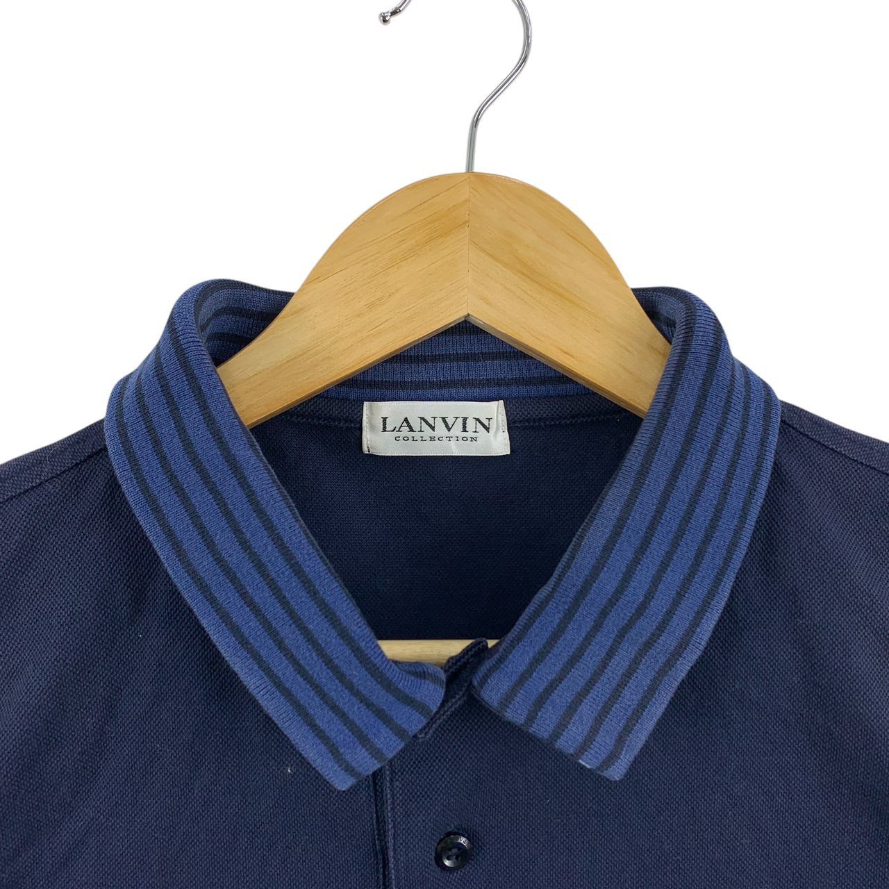 Designer × Lanvin × Vintage Vintage LANVIN pocket polo tee Size US L / EU 52-54 / 3 - 5 Thumbnail