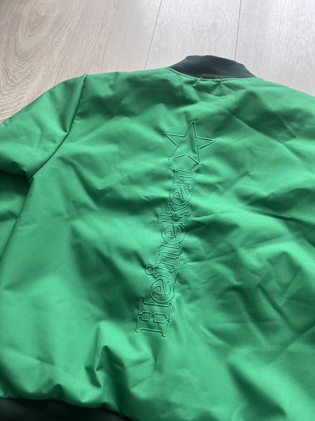 Vintage 90s Heineken Bomber Jacket Like New Condition