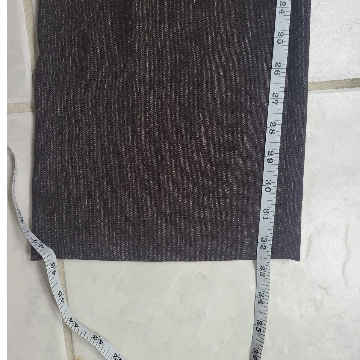 Mossimo Mossimo Modern Fit Stretch Straight Leg Pants - Brown-Size 6 Size 28" / US 6 / IT 42 - 7 Thumbnail