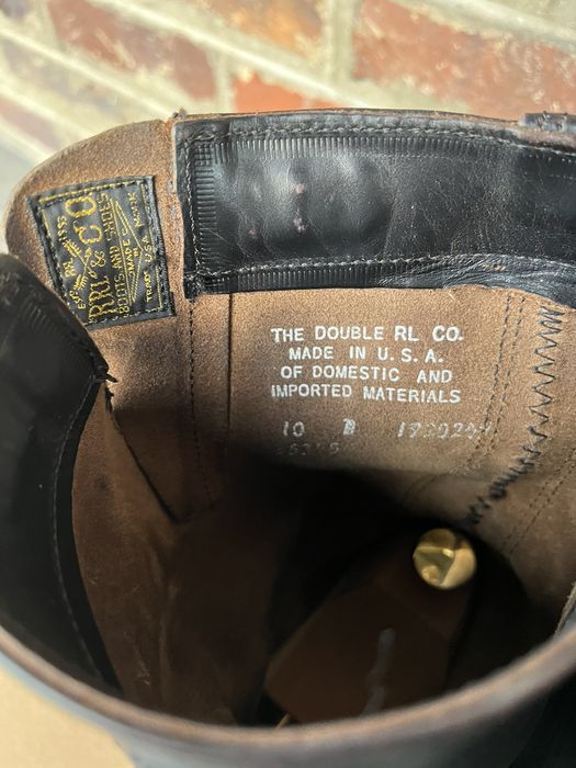 rrl engineer boots