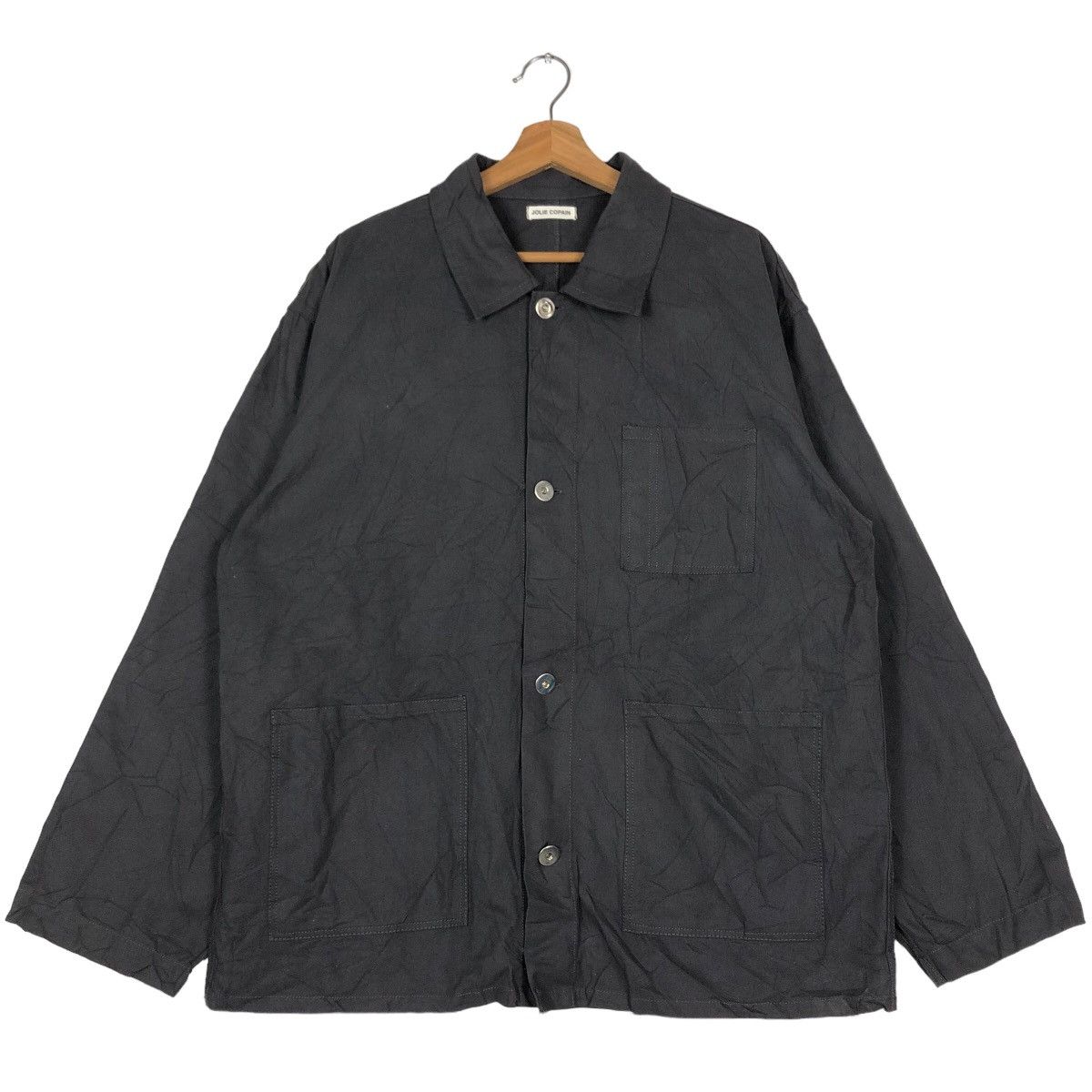 Japanese Brand 🔥90’s Vtg Chore Work Jacket Jolie Copain Issey Miyake Size US L / EU 52-54 / 3 - 1 Thumbnail