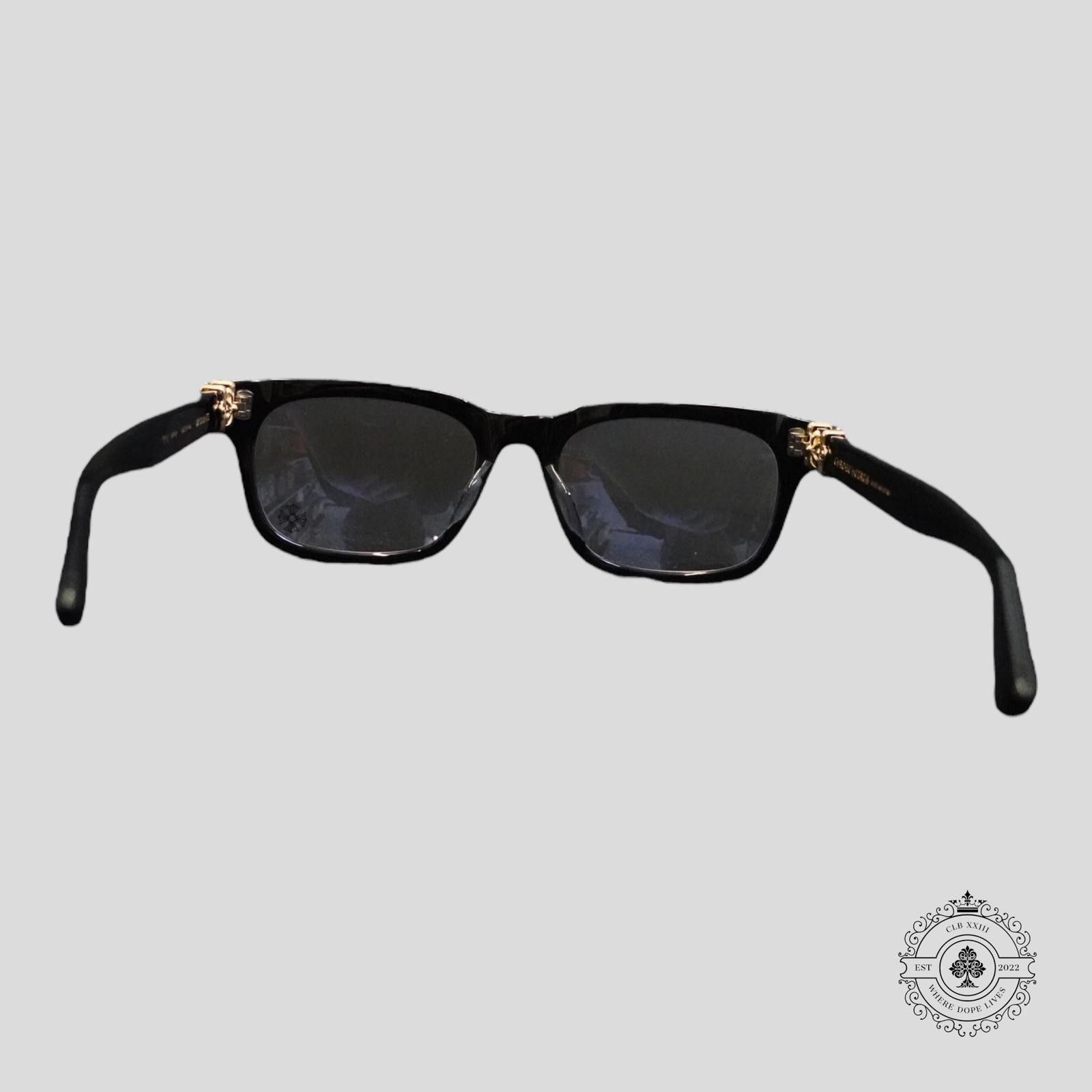 Chrome Hearts Chrome Hearts Vagilante Glasses in Black/Gold Size ONE SIZE - 2 Thumbnail