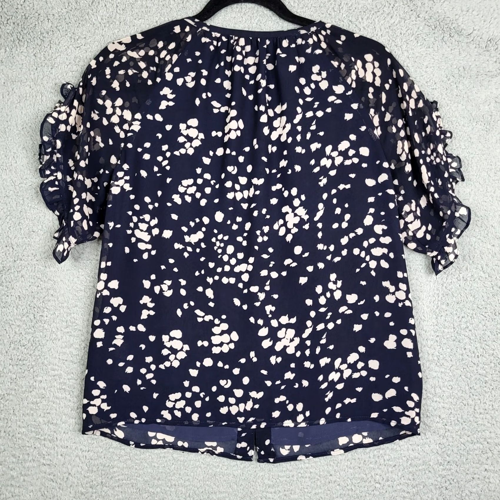 Madewell Madewell Blouse RUFFLE SLEEVE Drifting Petals Multicolor XS Women Size XS / US 0-2 / IT 36-38 - 7 Thumbnail