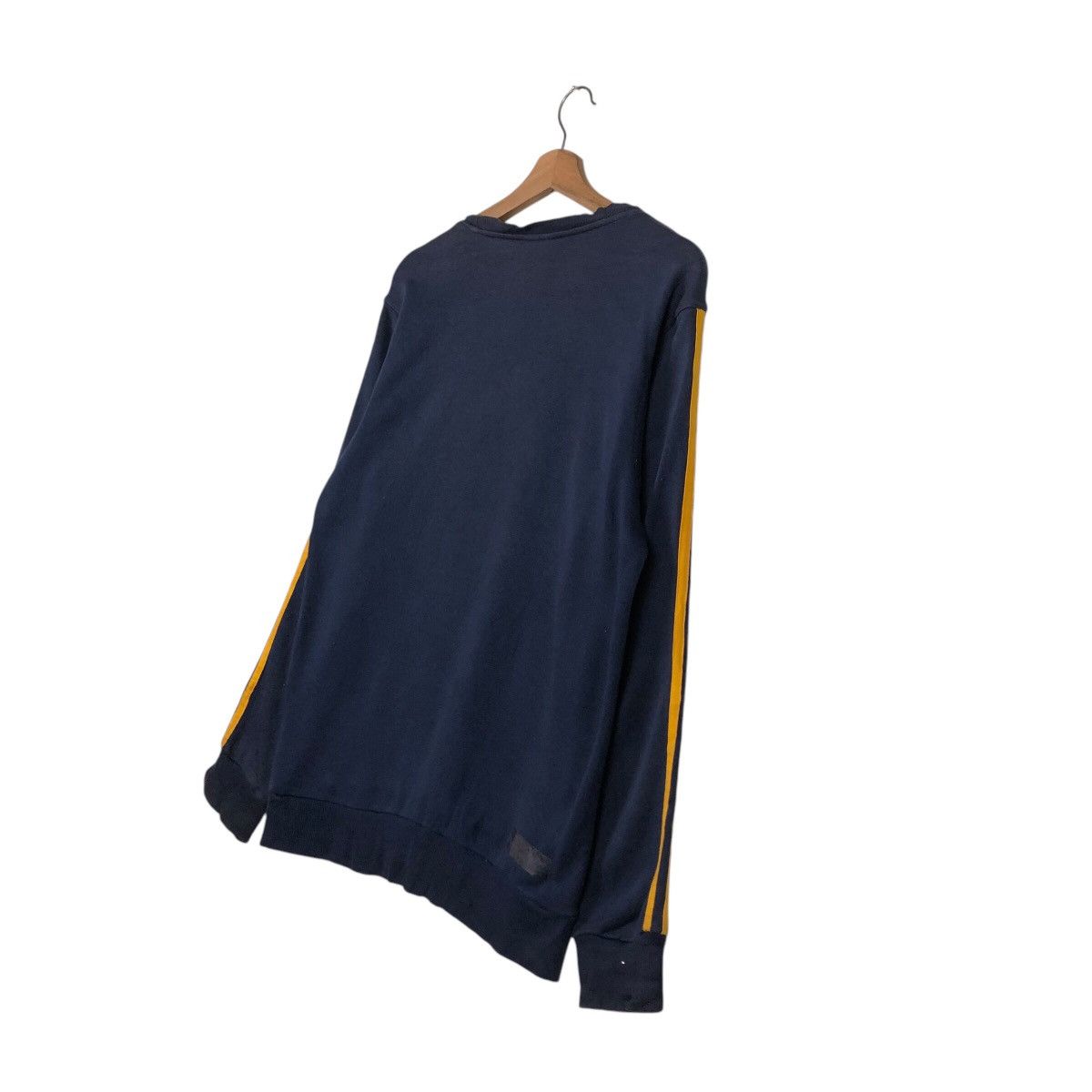 Adidas 📌Vintage Sweatshirt Adidas Striped Big Logo Spell Out Size US L / EU 52-54 / 3 - 11 Thumbnail