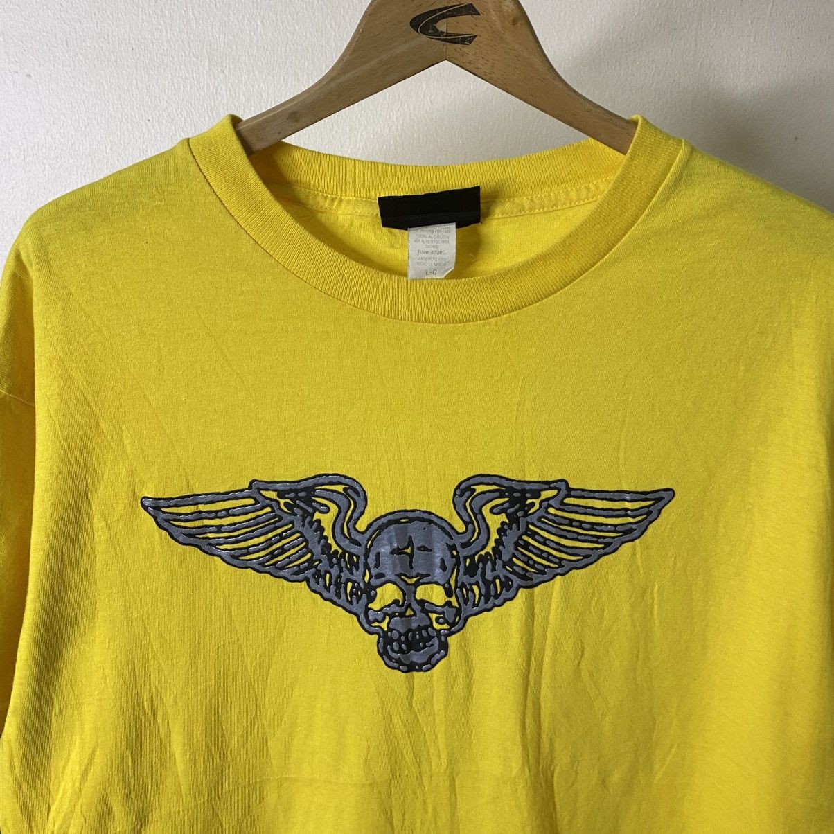 Affliction Vintage Y2K Athletec Skulls Wings Jnco Southpole Stye Tee Size US L / EU 52-54 / 3 - 2 Thumbnail