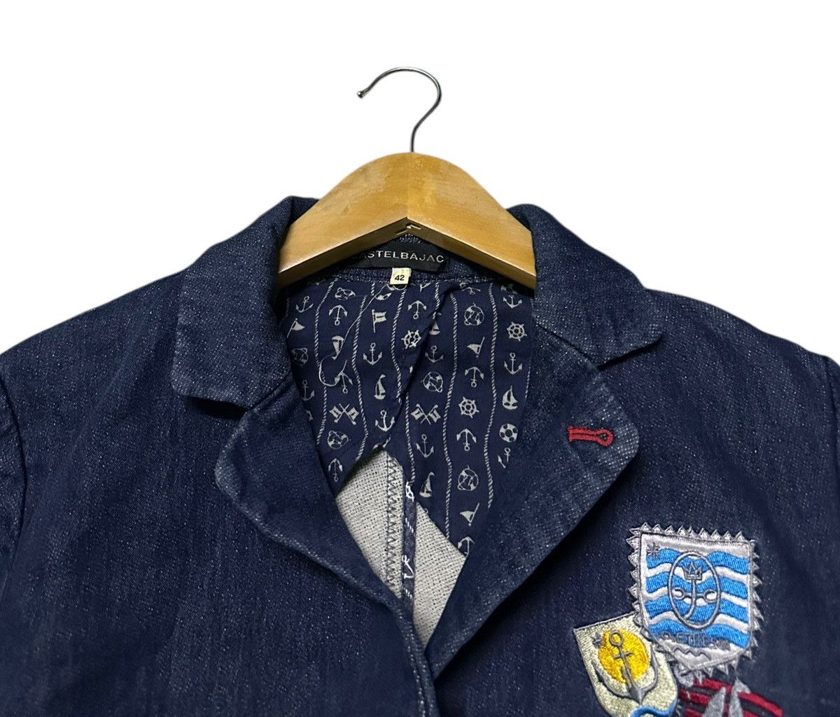 Jean Charles De Castelbajac Catelbajac denim croped jacket Size L / US 10 / IT 46 - 2 Thumbnail