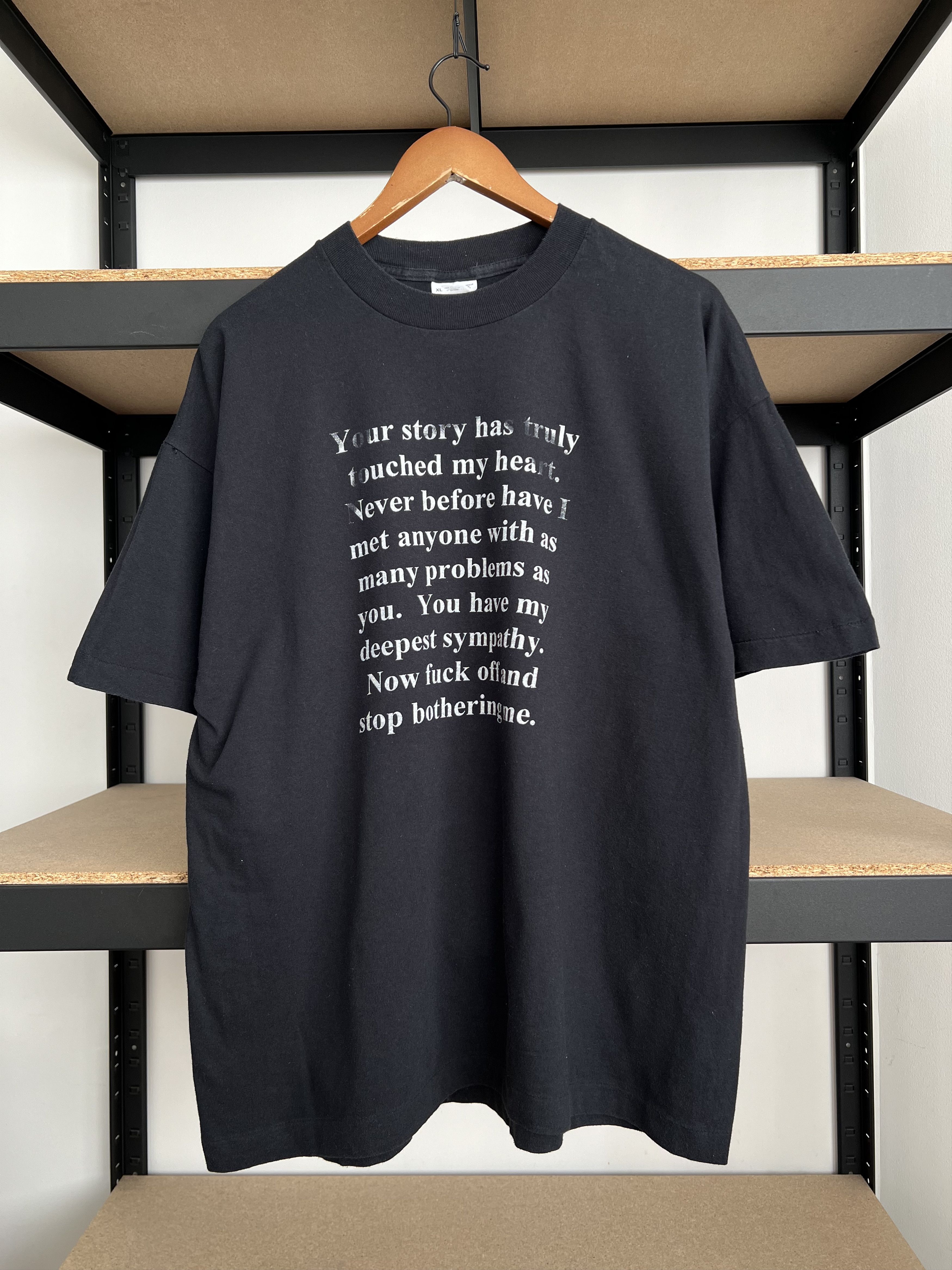 Vintage 90s Your Story Has Truly Touched Funny Humor T-shirt