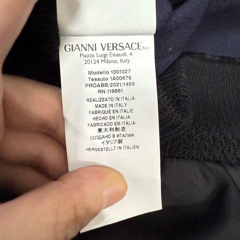 Versace Versace Wool nylon jacket coat Size US S / EU 44-46 / 1 - 4 Thumbnail
