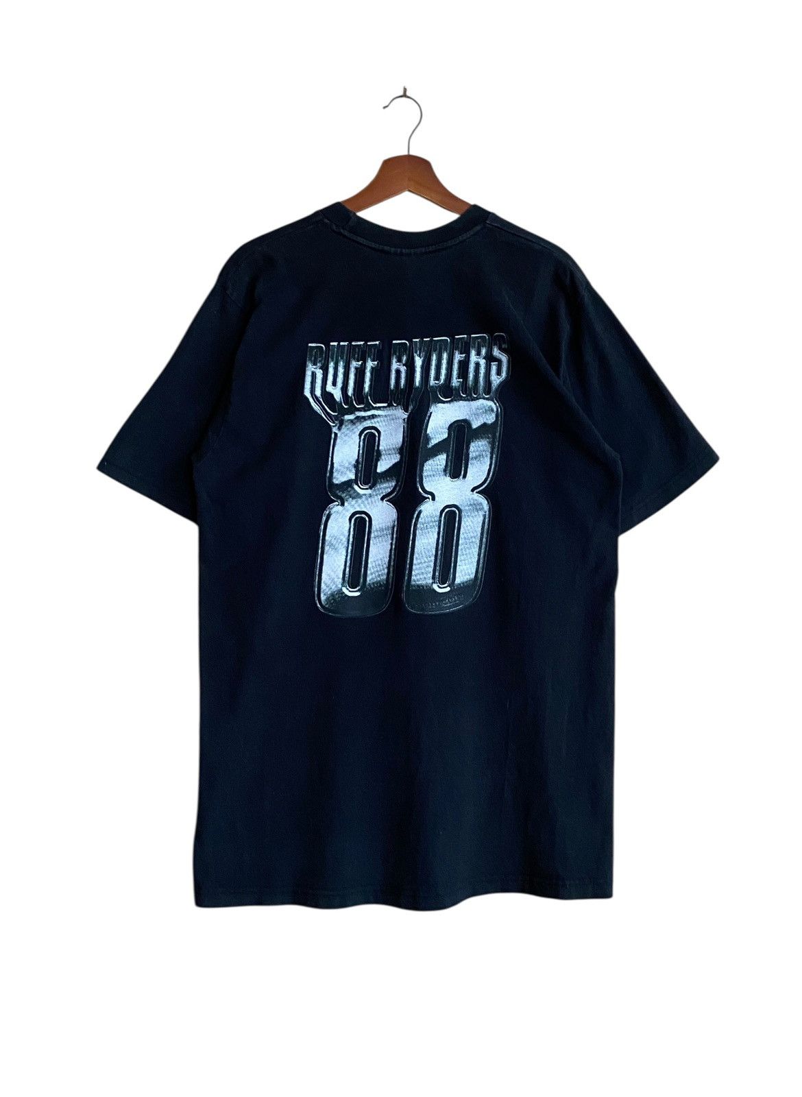 Vintage Rare Vintage Ruff Ryders Hip Hop Record Label T-shirt 1990s Size US L / EU 52-54 / 3 - 2 Thumbnail