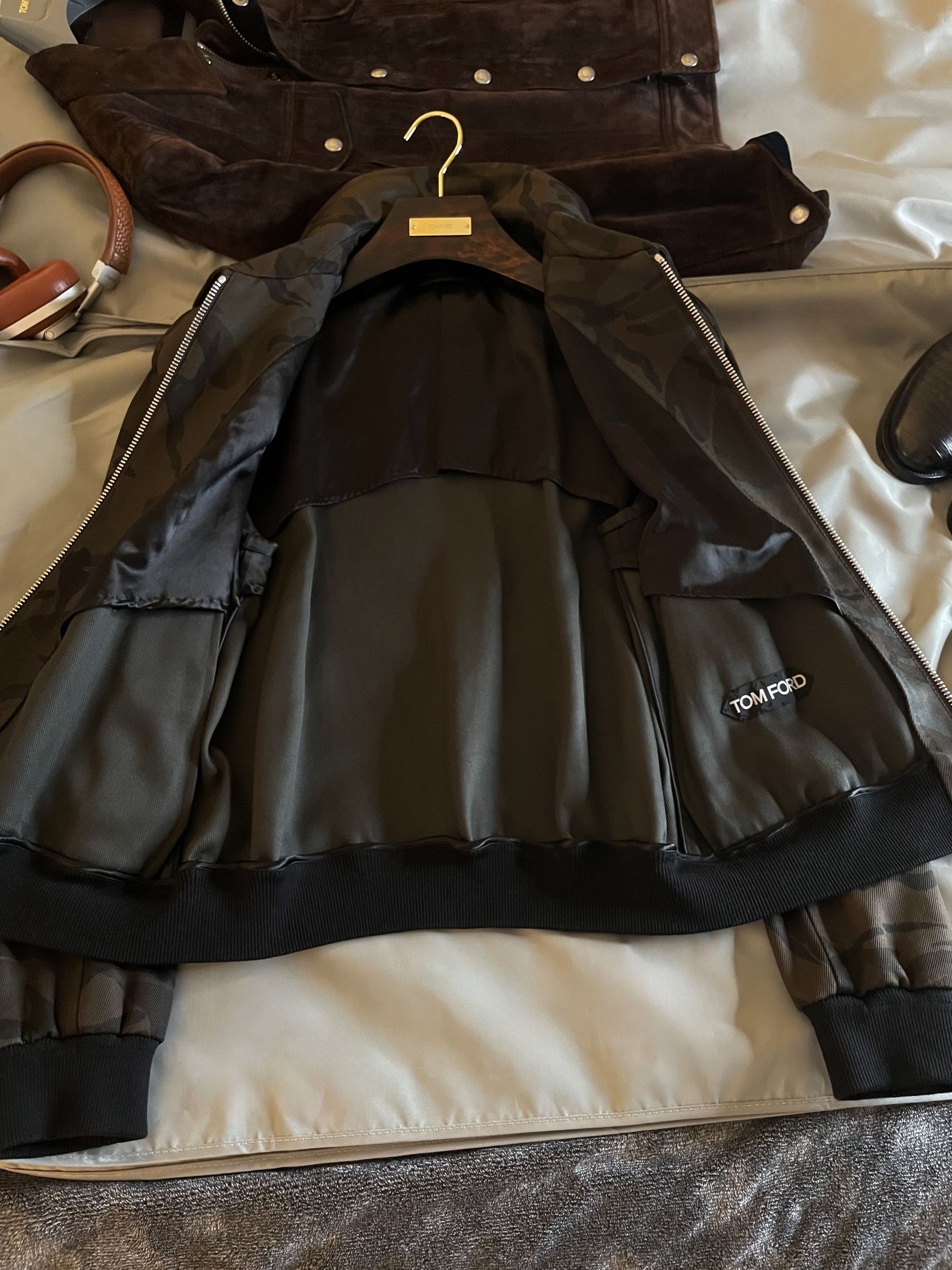 Tom Ford Effortless Cool, $4,300 w/tax TOM FORD Viscose Camo Jacket Size US M / EU 48-50 / 2 - 19 Thumbnail