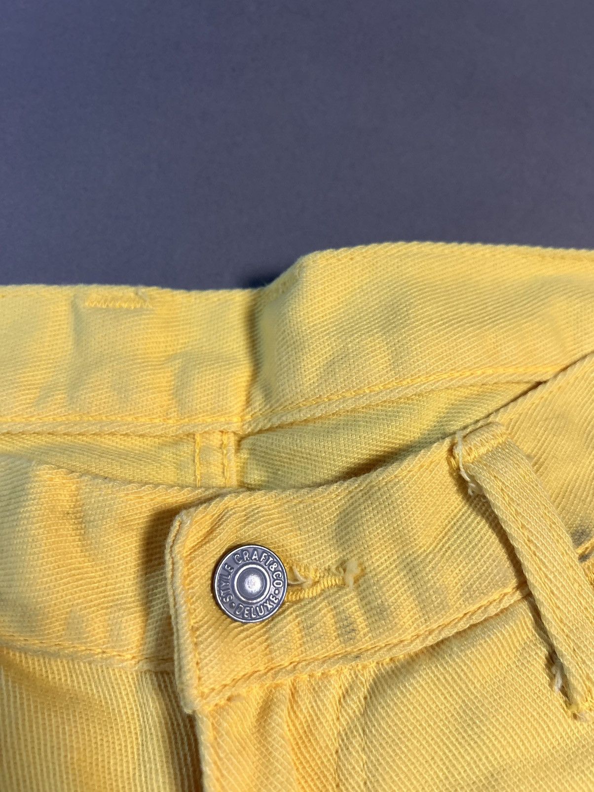 Evisu Evisu Fairway Genes vintage yellow chino pants dots logo Size US 34 / EU 50 - 8 Thumbnail