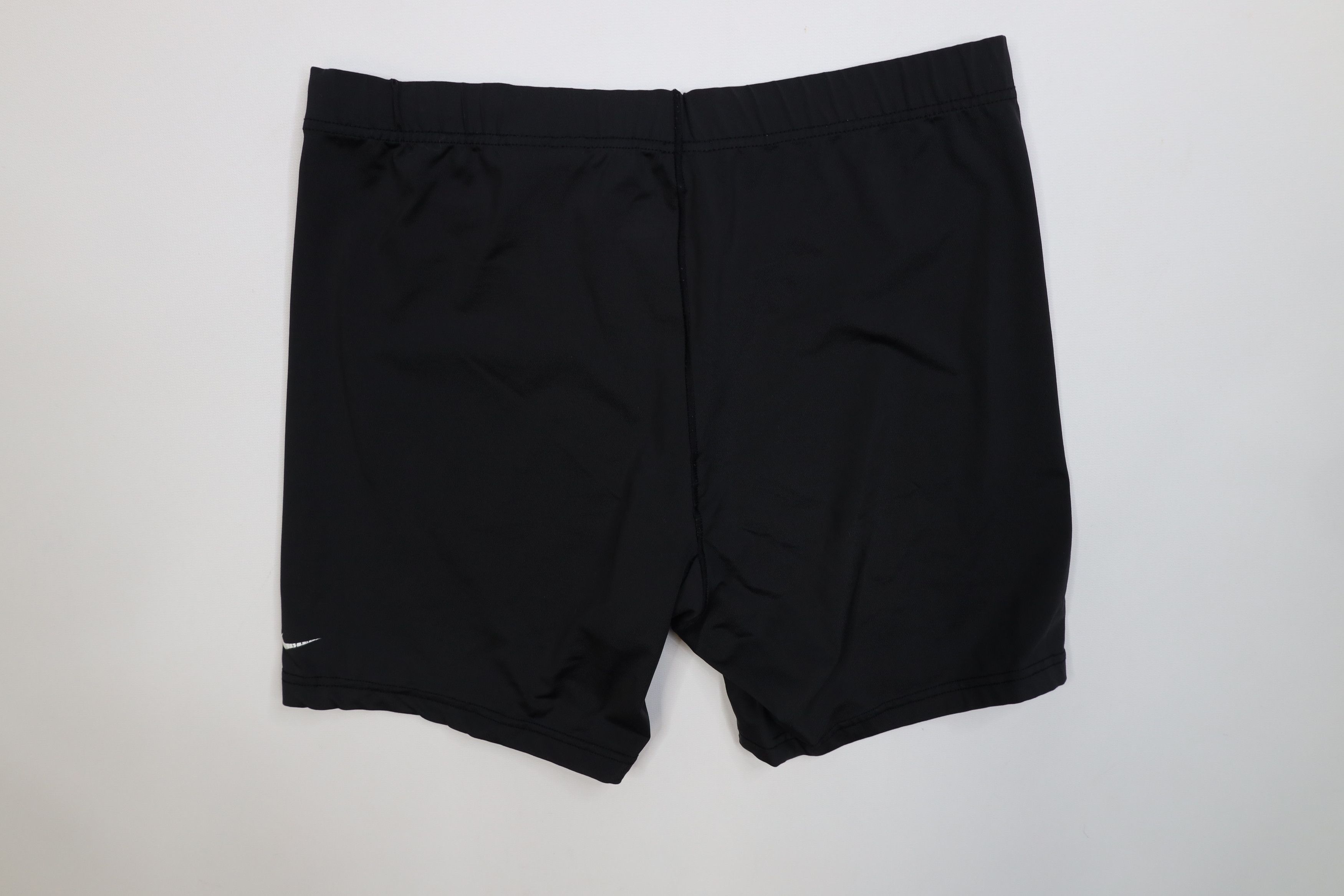 Nike Vintage Y2K Nike Mini Swoosh Spandex Shorts Booty Black Size 26" / US 2 / IT 38 - 8 Thumbnail