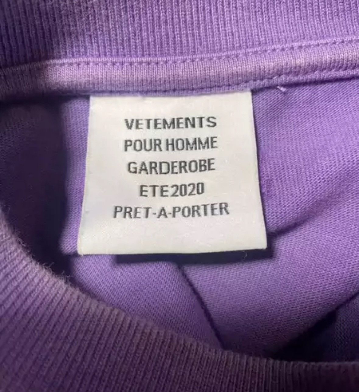 Vetements Vetements purple foam printed short sleeved shirt Size US XS / EU 42 / 0 - 4 Thumbnail