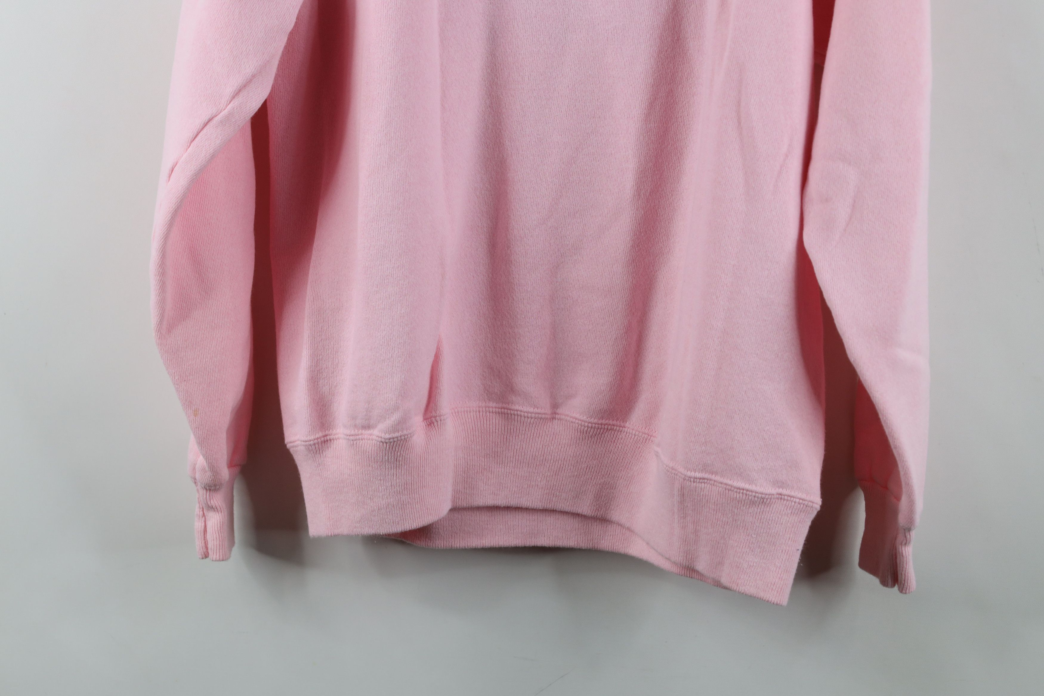 Vintage Vintage 90s Streetwear Sheep Heart Sweatshirt Pink USA Size L / US 10 / IT 46 - 15 Thumbnail
