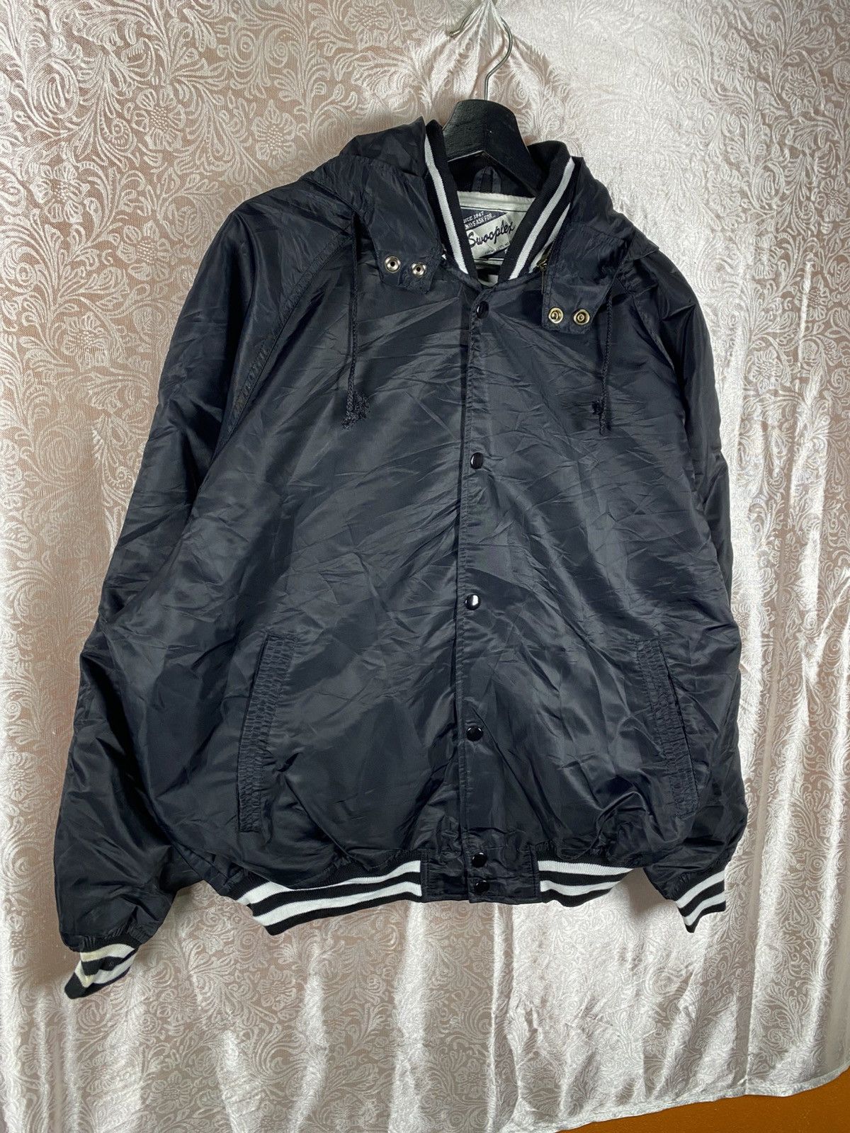 Vintage Vintage Swooplex Sardinia Cup 1935 Hooded Jacket Spell Out Size US L / EU 52-54 / 3 - 5 Thumbnail
