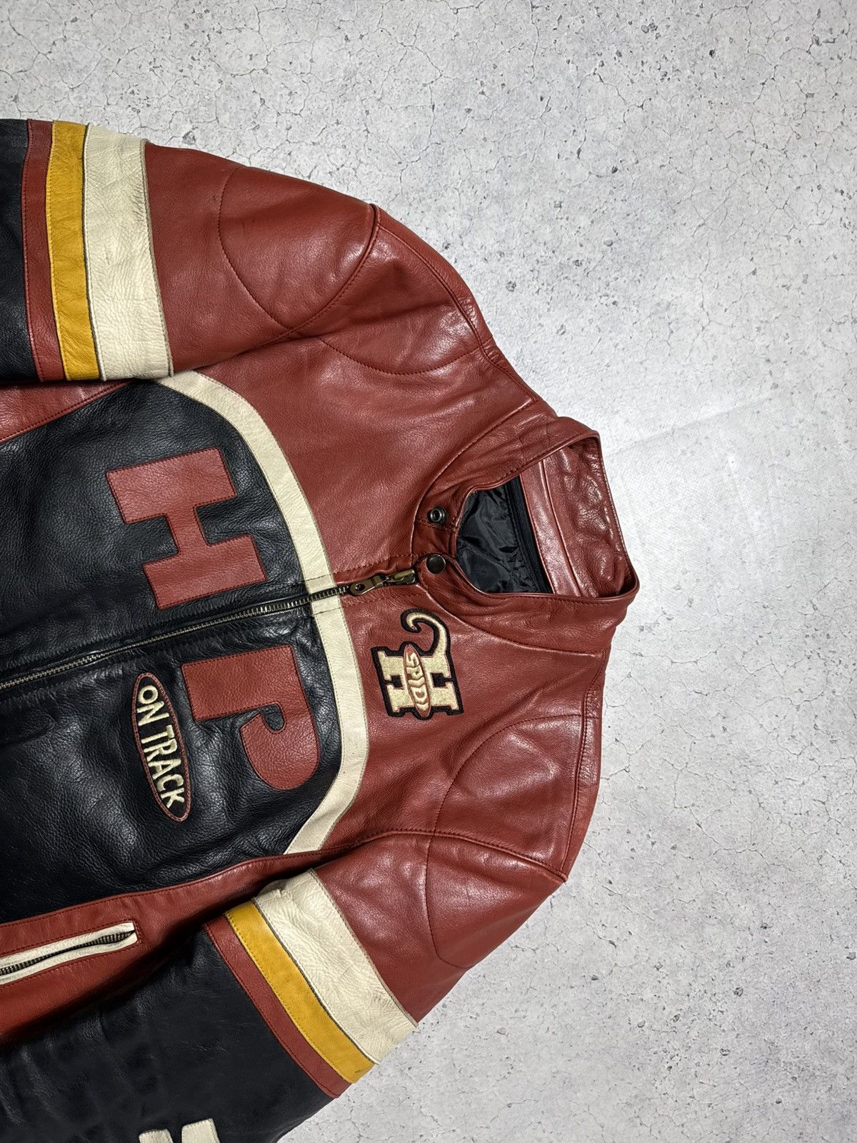 Vintage Spidi Team Moto Racing Leather Biker Jacket Size US L / EU 52-54 / 3 - 4 Thumbnail