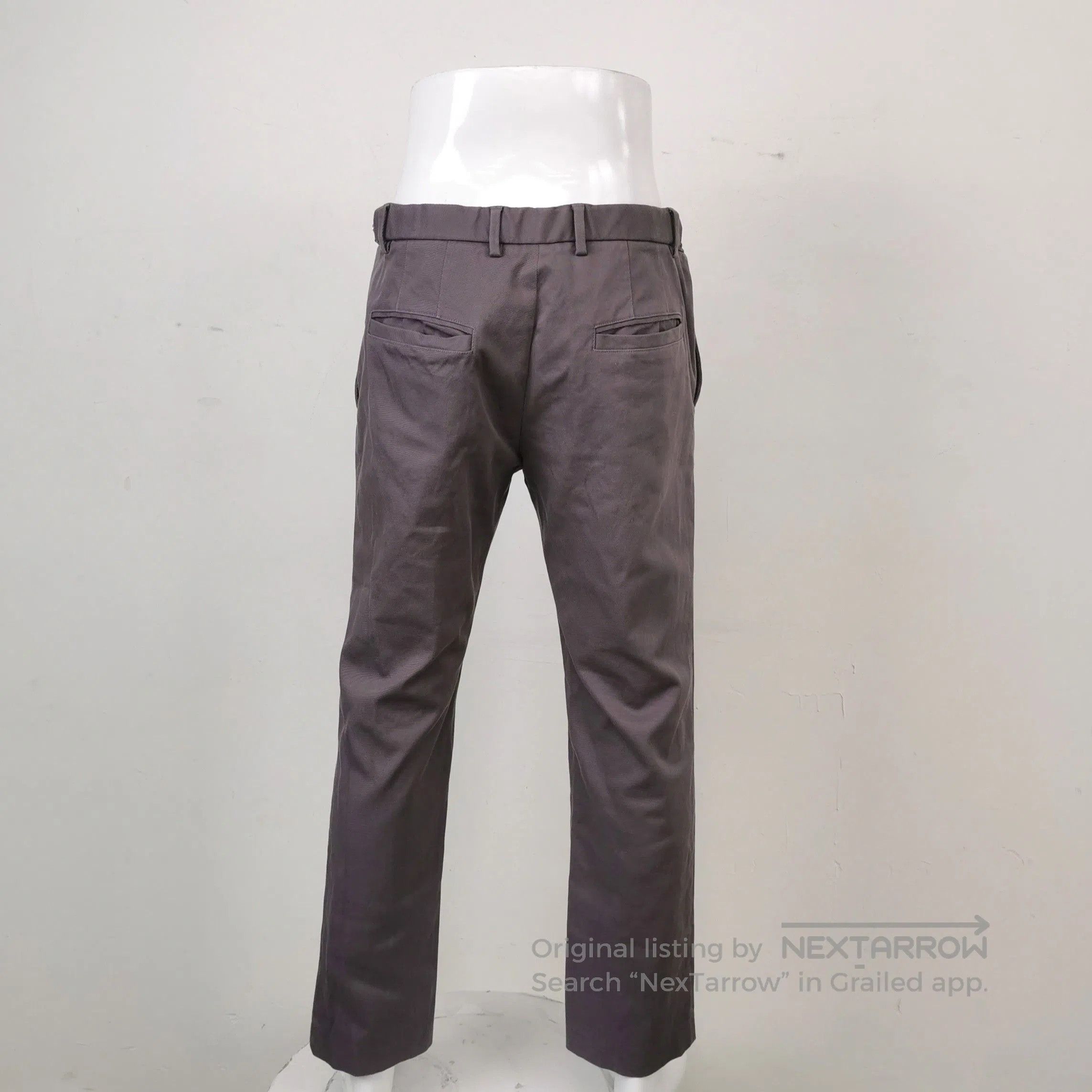 Versace Cotton Solid Color L/50 Pants.