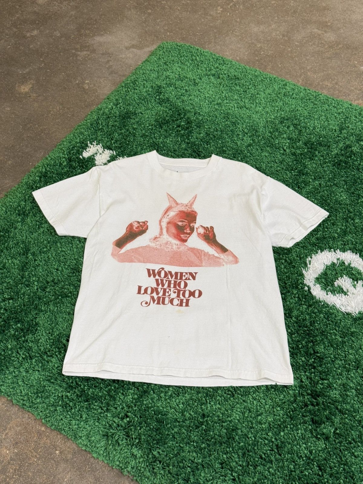 Absent Absent Women Who Love Too Much Tee White Large Size US L / EU 52-54 / 3 - 2 Thumbnail