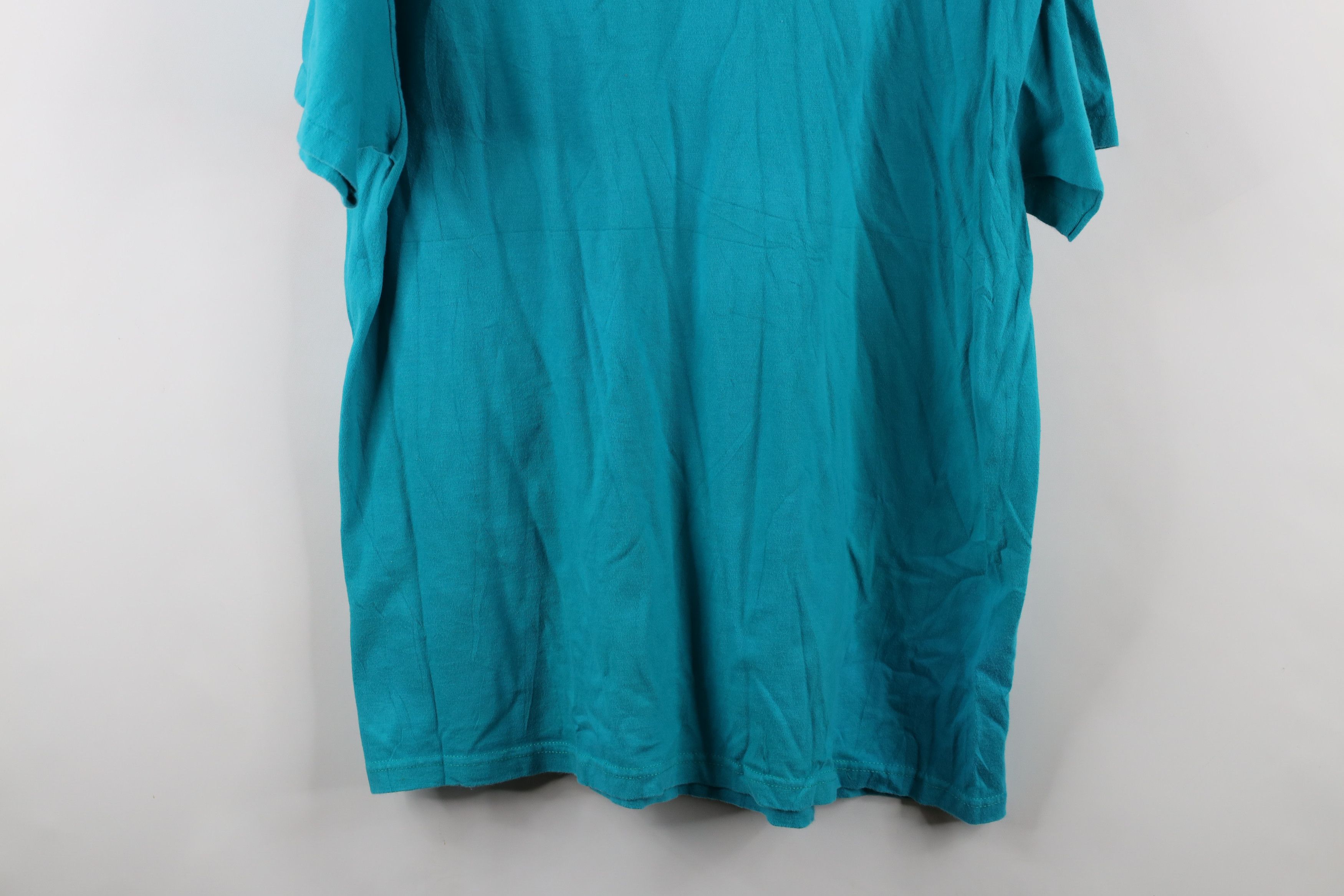 Vintage Vintage 90s Streetwear Day Ocean Whale Fish T-Shirt Teal USA Size US XL / EU 56 / 4 - 13 Thumbnail