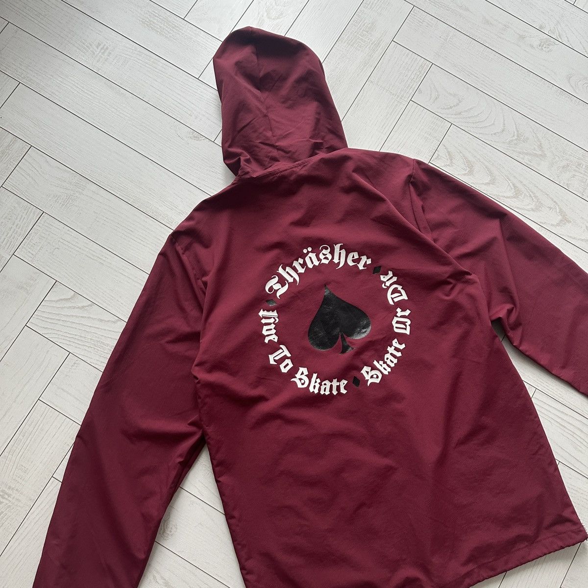 Thrasher Vintage 00s Thrasher Skate or Die Coach jacket Spade y2k sk8 Size US S / EU 44-46 / 1 - 5 Thumbnail