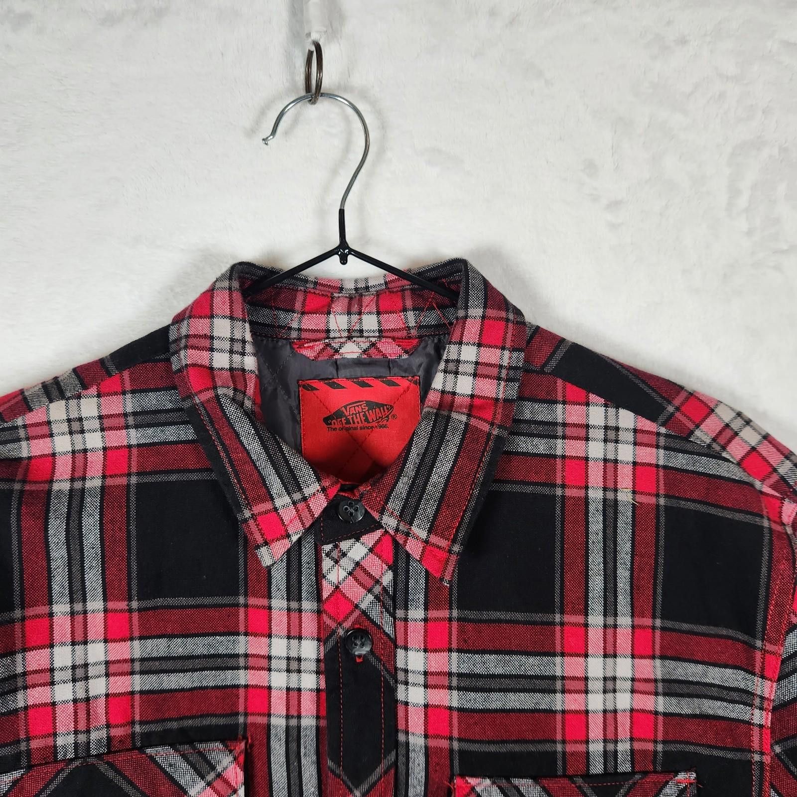 Vans Vans Off The Wall Lined Plaid Flannel Shirt Jacket Medium Size US M / EU 48-50 / 2 - 6 Thumbnail