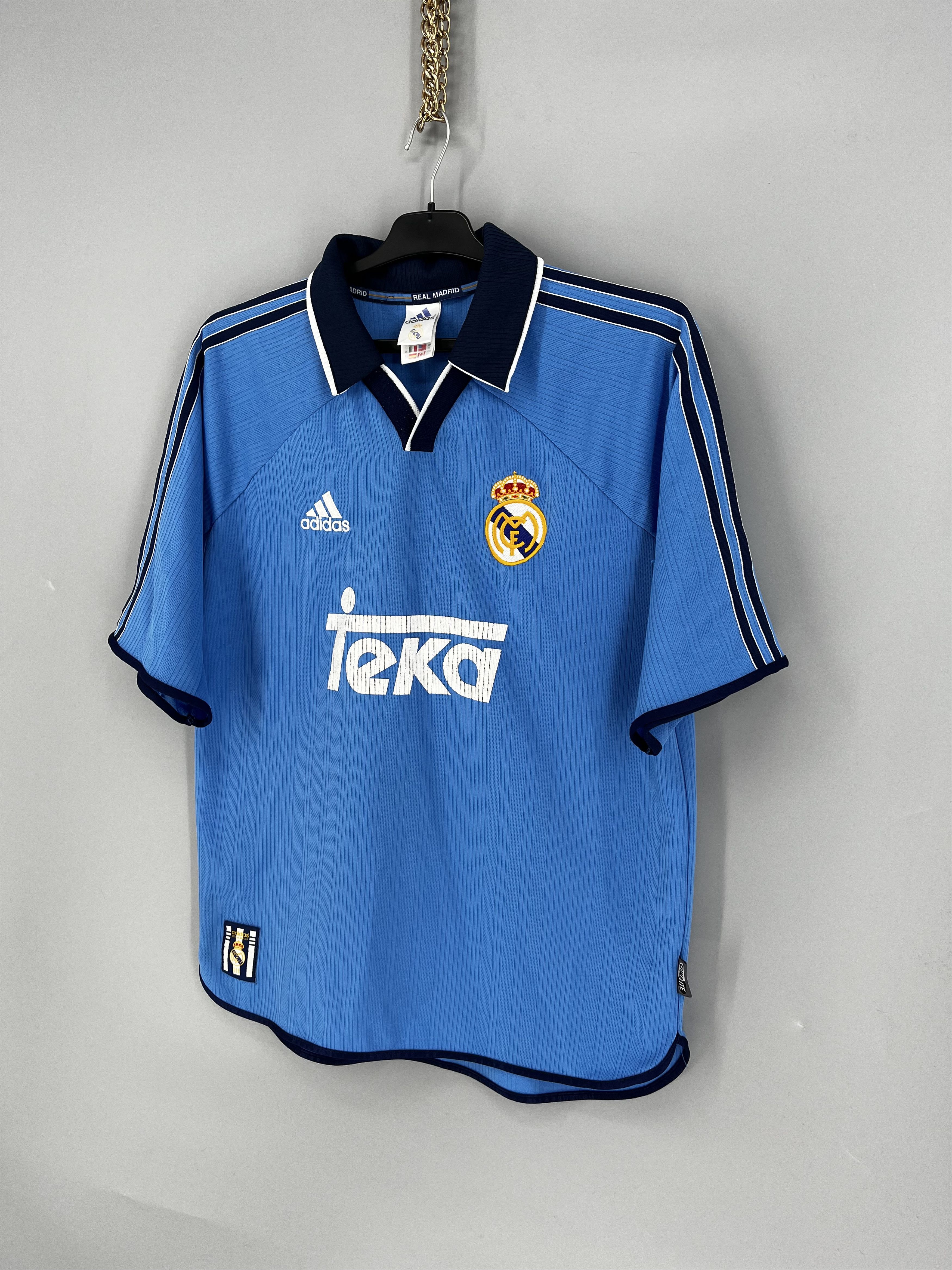 Adidas Vintage Real Madrid Raúl 7 Jersey – 1997/98 Adidas Teka Kit” Size US M / EU 48-50 / 2 - 3 Thumbnail