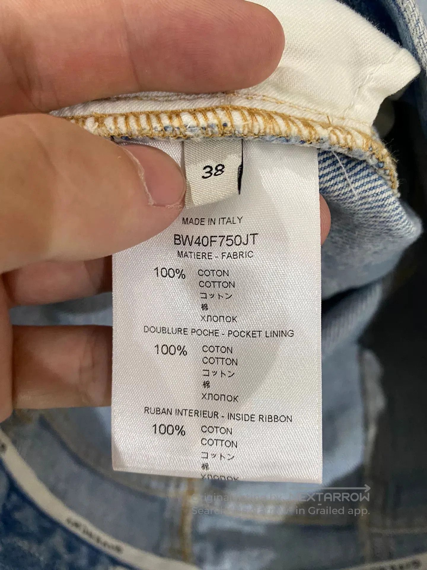 Givenchy Givenchy Women's Denim Mini Skirt. Size 37" - 7 Thumbnail