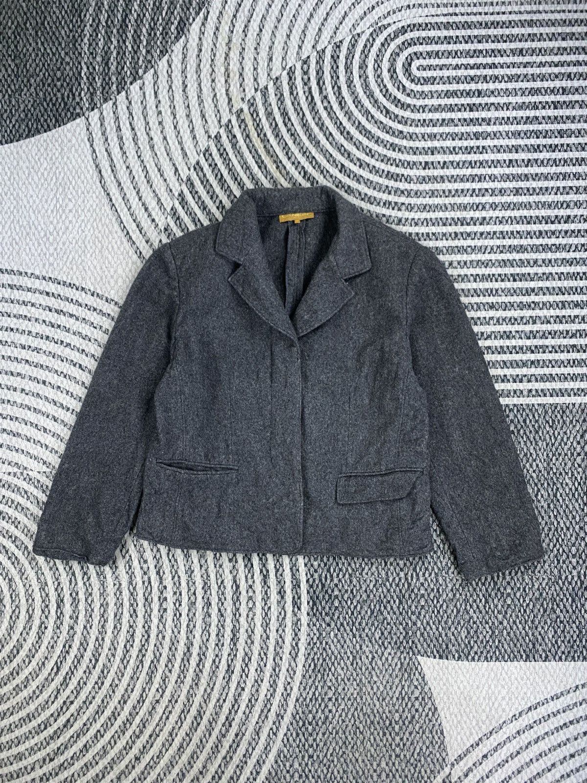 Lancel Vintage Lancel Paris Wool Tweed Blazer Jacket Size M / US 6-8 / IT 42-44 - 1 Thumbnail