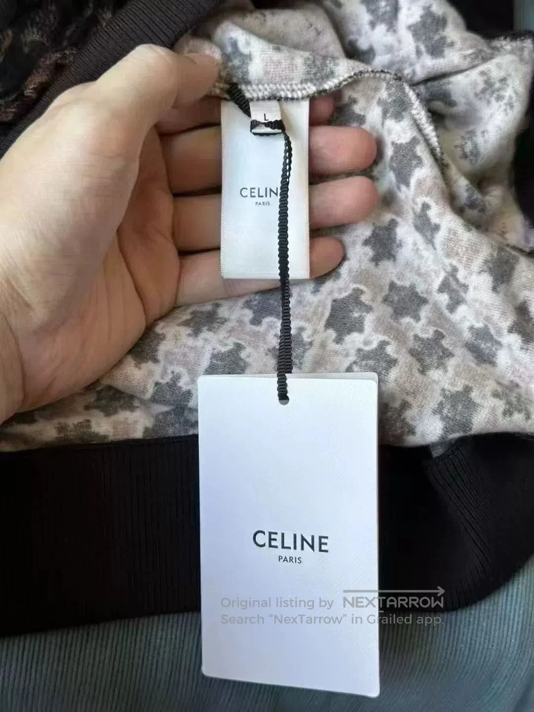 Celine celine velvet printed jacket size large. Size L / US 10 / IT 46 - 4 Thumbnail