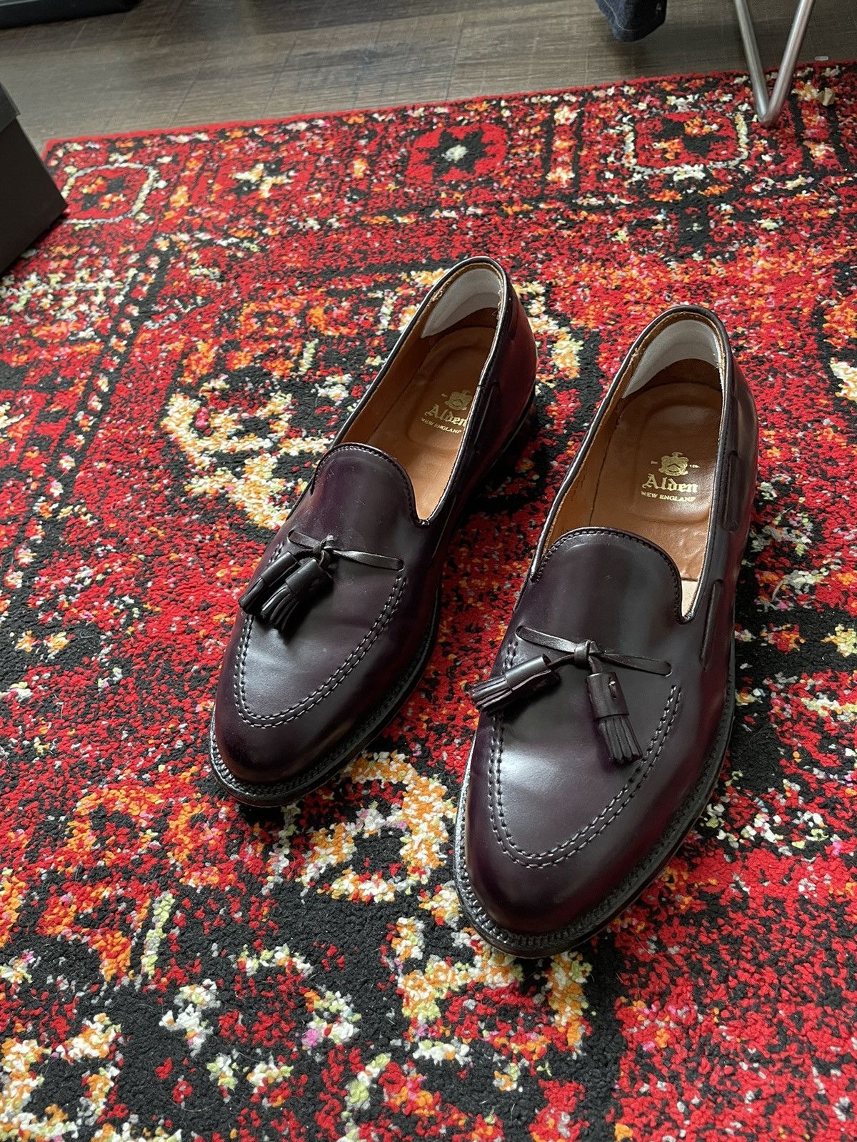 Alden Tassal Mocc Cordovan Size US 11 / EU 44 - 1 Thumbnail