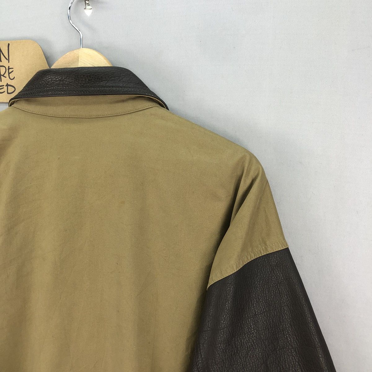 Bjorn Borg Vintage 90’s Bjorn Borg Leather Sleeve Jacket Size US XXL / EU 58 / 5 - 20 Thumbnail