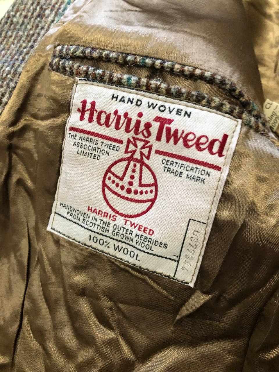Harris Tweed Harris Tweed Jacket Adult Hunting Outdoor Weave Blazer Size 42R - 2 Thumbnail