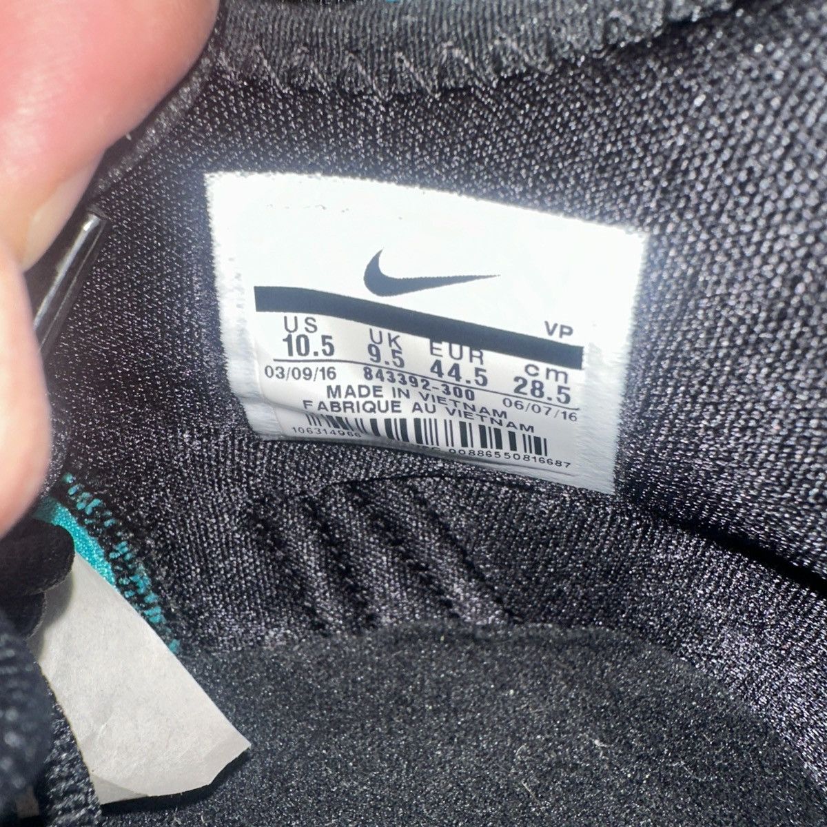 Nike Nike Zoom KD 9 Clear Jade/Black Men’s Size 10.5 - Worn Once Size US 10.5 / EU 43-44 - 5 Thumbnail